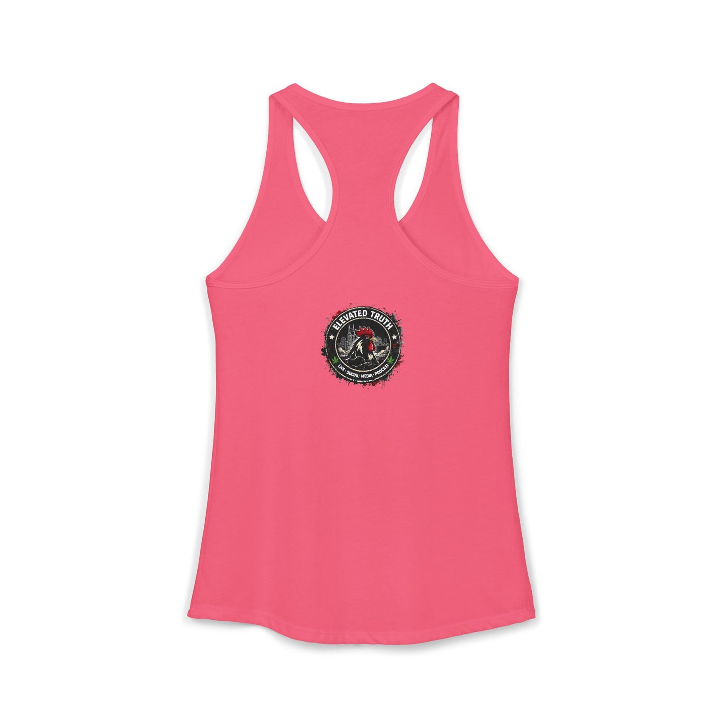 Roosters and Roses --Women's Ideal Racerback Tank