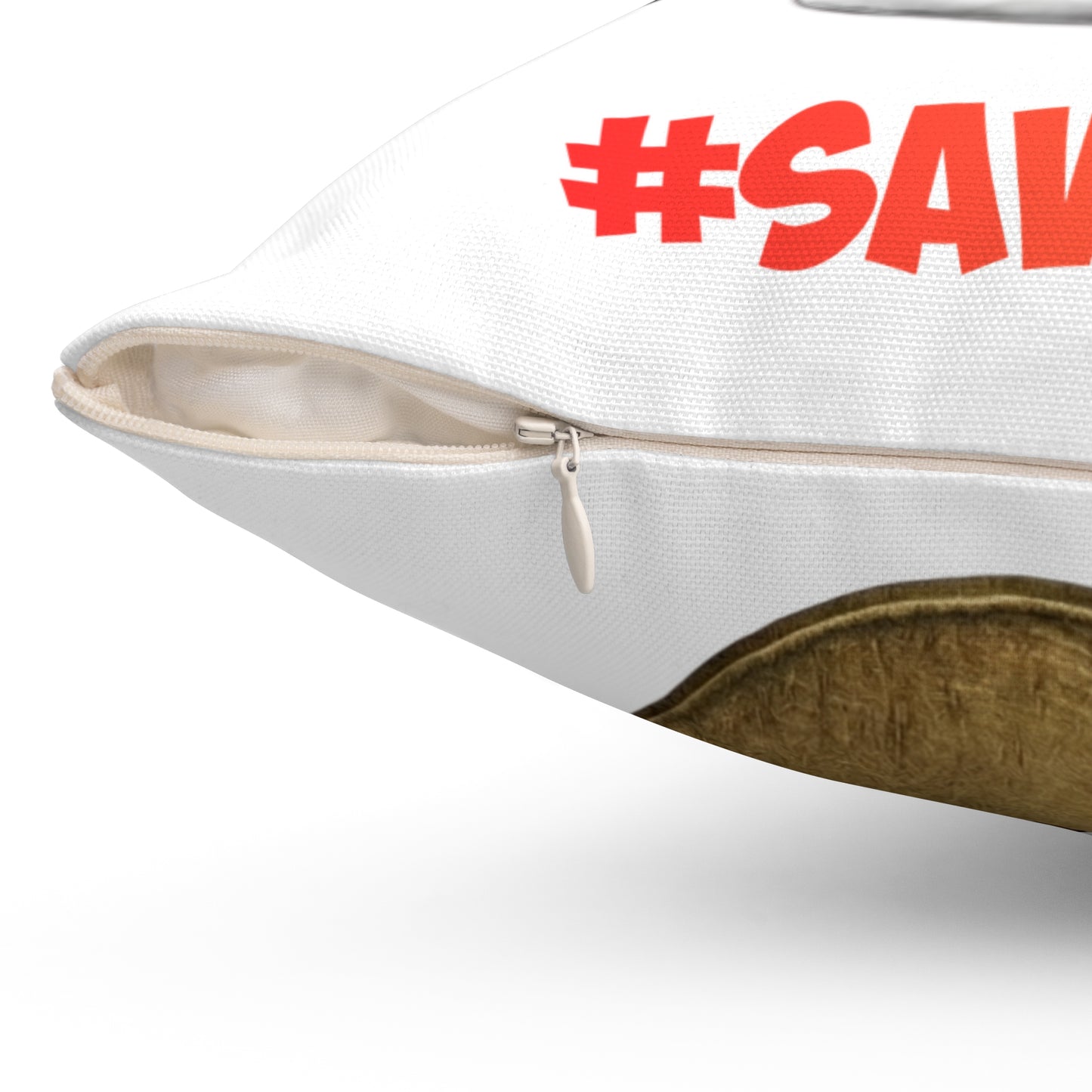 Cute #SAVEMABLE Throw Pillow — “You Had Me at 8" Tuxedo Cat with #SaveMable