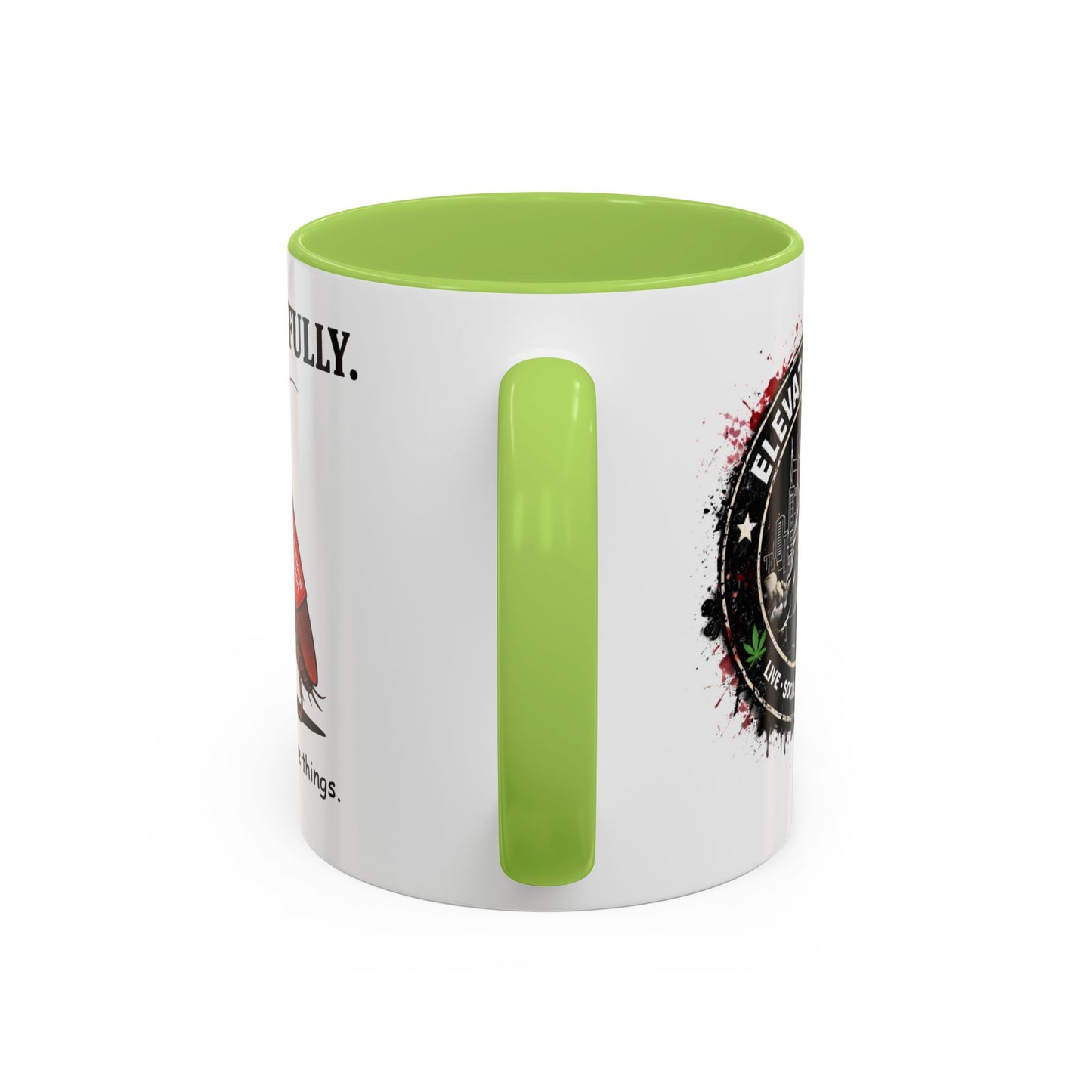 Respectfully Coffee Mug — Funny 'I've Seen Some Things' Cockroach Cartoon Accent Mug (11/15oz)