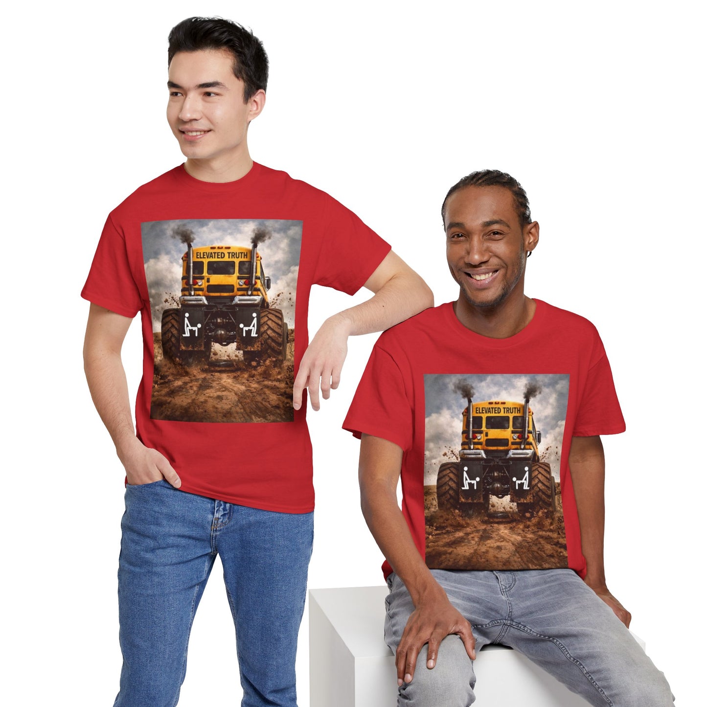 ELEVATED TRUTH'S MONSTER BUS Graphic T-Shirt