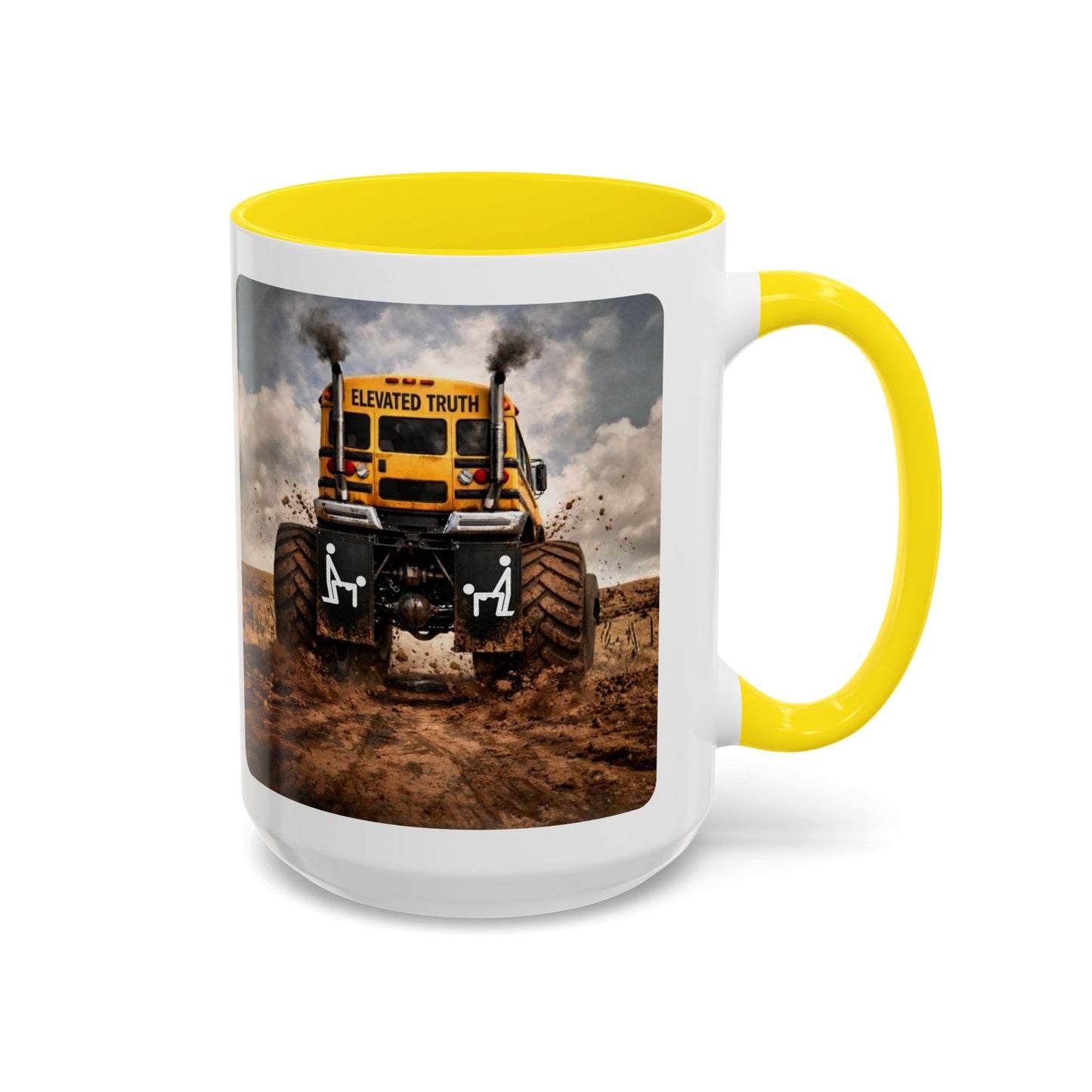 ELEVATED TRUTH MONSTER BUS Coffee Mug — 'Elevated Truth'  SAVING THE STREETS Gift (11/15 oz)