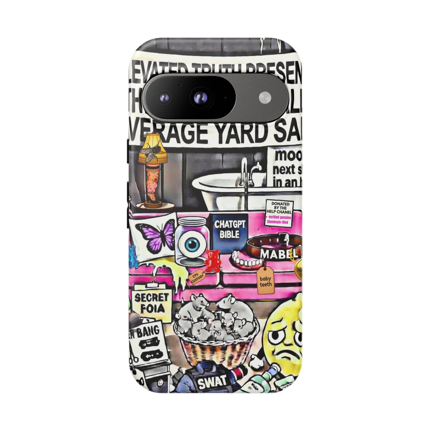 Full - 'Elevated Truth Presents: The Exceptionally Average Yard Sale' Illustrated Design