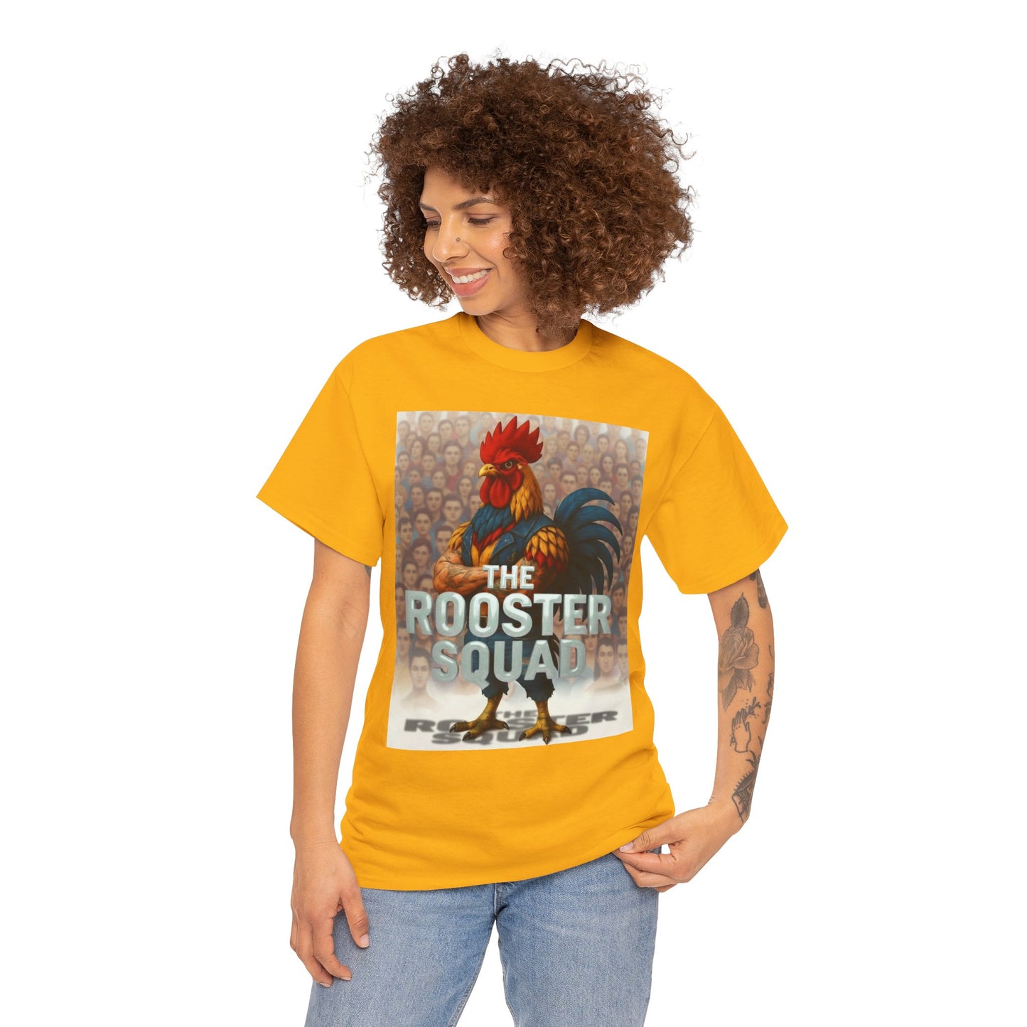 Rooster Squad T-Shirt — Rock With Our Flock Tee