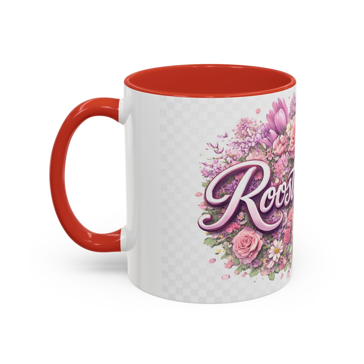 Rooster Squad Floral Accent Coffee Mug — Pink Rose Garden 11/15oz