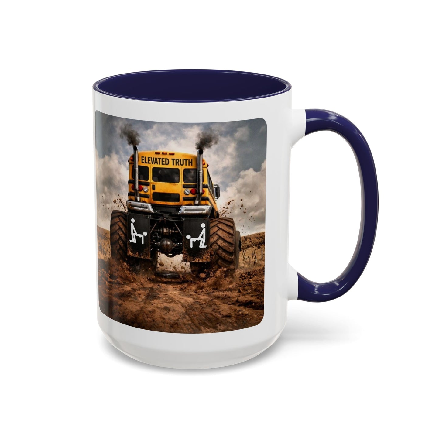 ELEVATED TRUTH MONSTER BUS Coffee Mug — 'Elevated Truth'  SAVING THE STREETS Gift (11/15 oz)