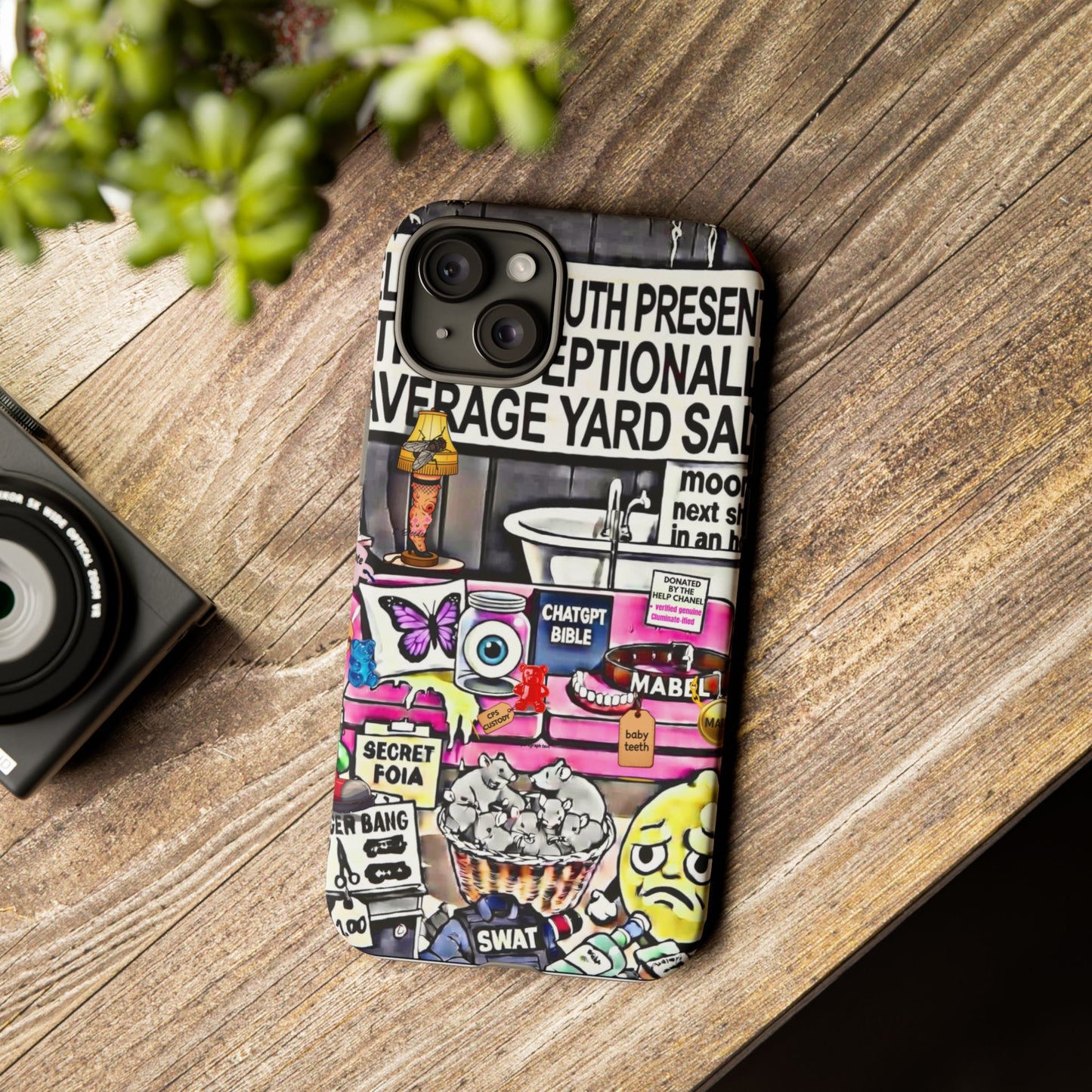 Full - 'Elevated Truth Presents: The Exceptionally Average Yard Sale' Illustrated Design