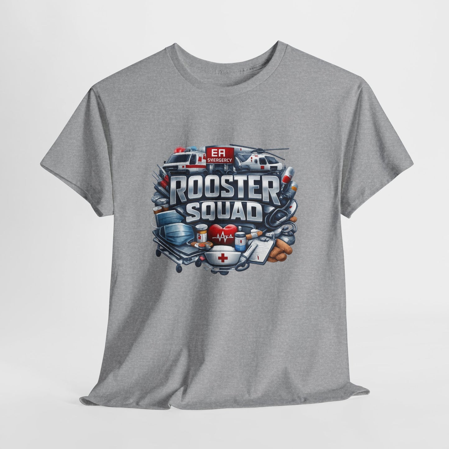 Rooster Squad ER Team T-Shirt — Emergency Medical Technician Paramedic Tee