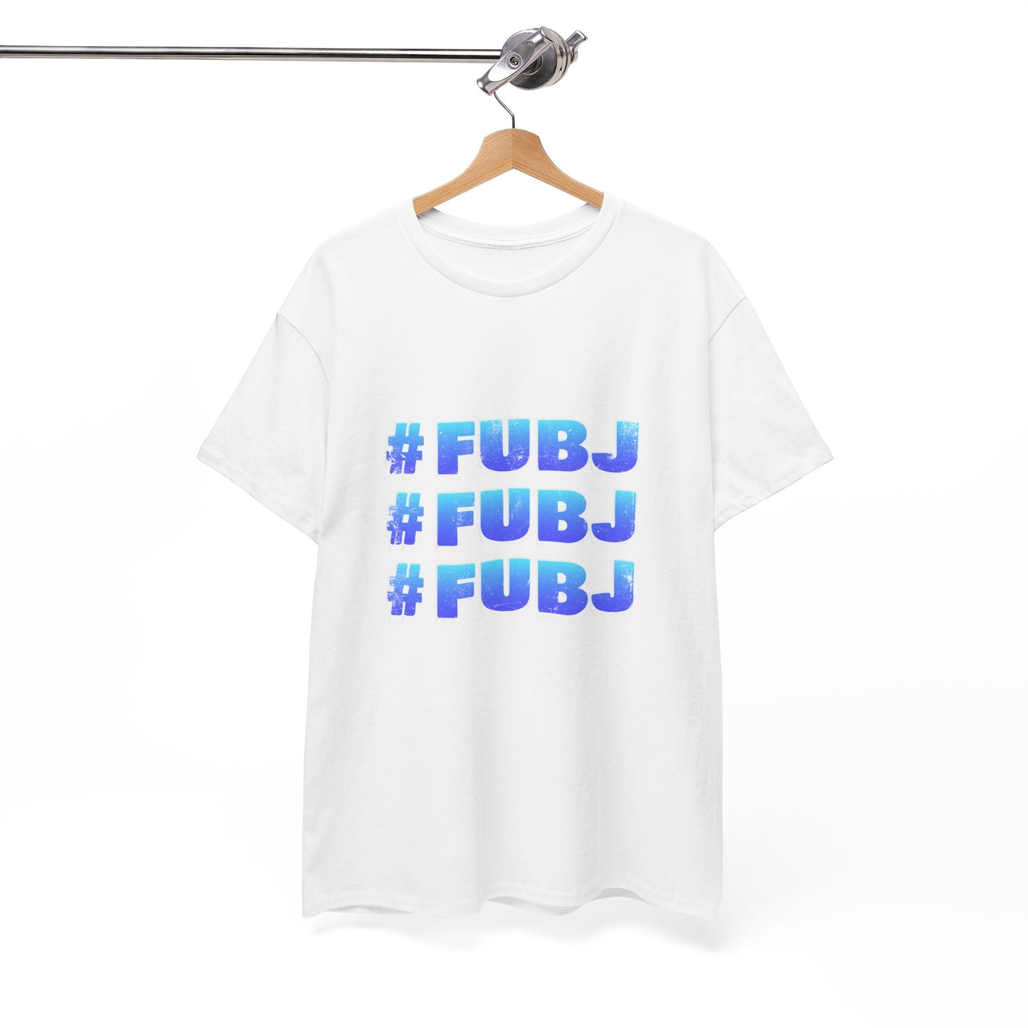 #FUBJ Funny 3D Blue Lettering T-Shirt — Say It With Your Whole Chest