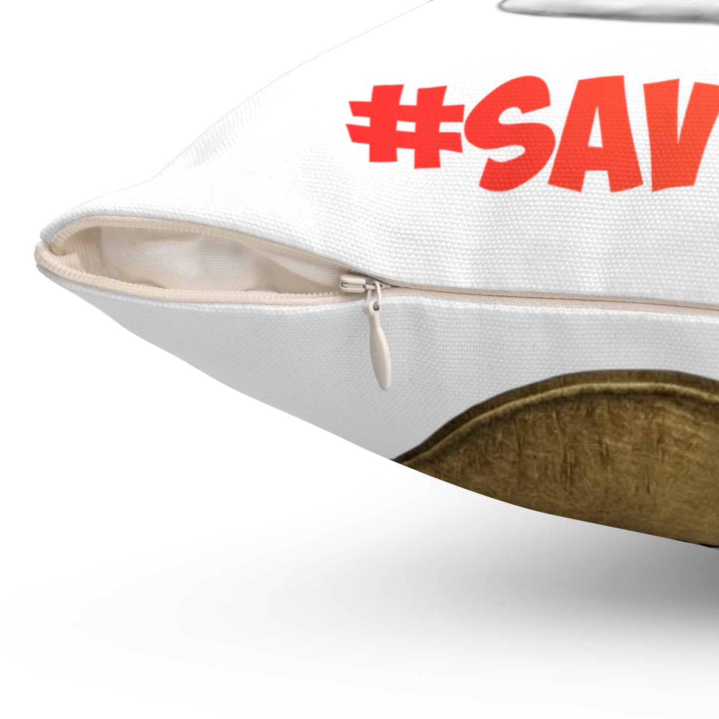 Cute #SAVEMABLE Throw Pillow — “You Had Me at 8" Tuxedo Cat with #SaveMable