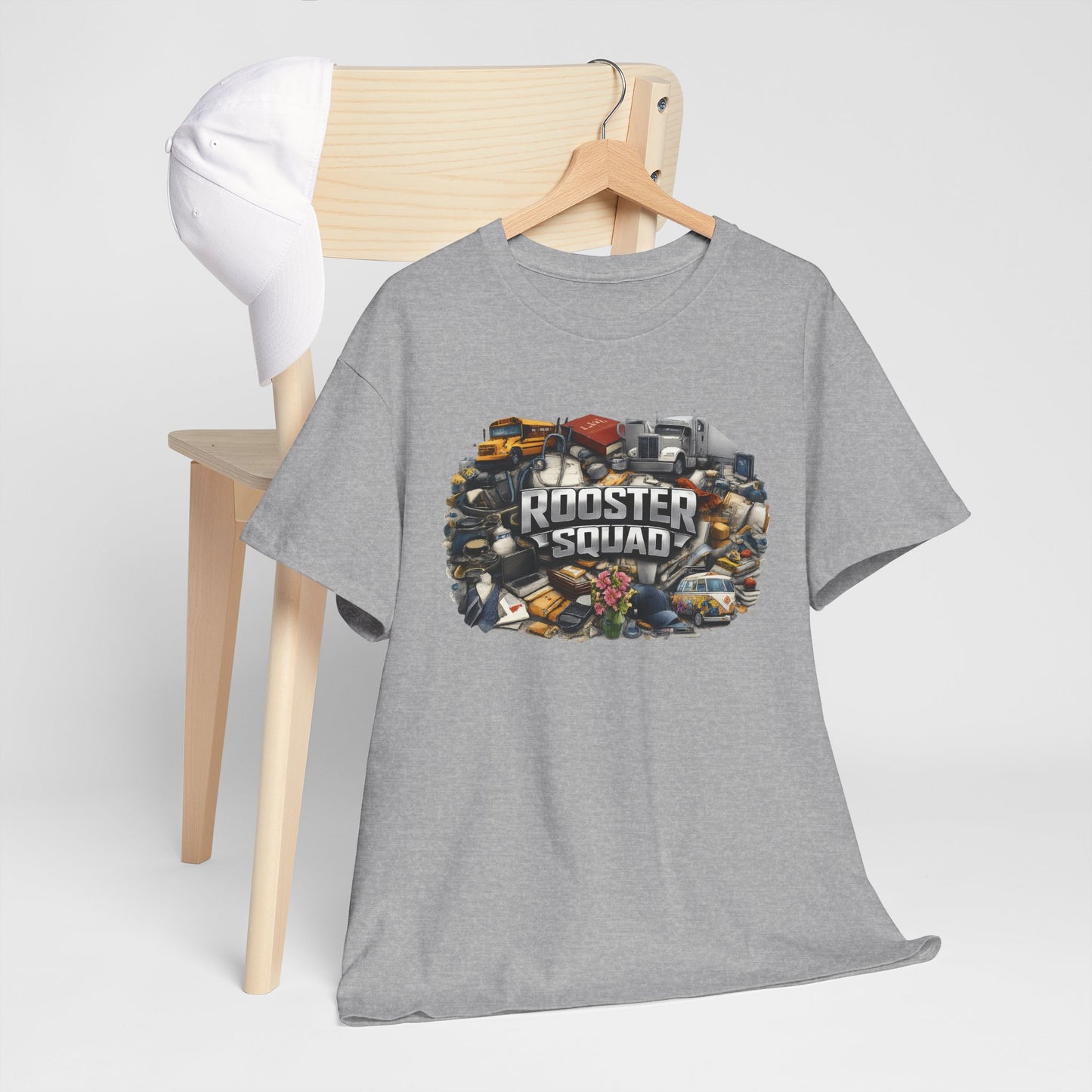 Rooster Squad STRONGER TOGETHER - WE ARE MANY — Vintage Farming / Barnyard Crew Shirt