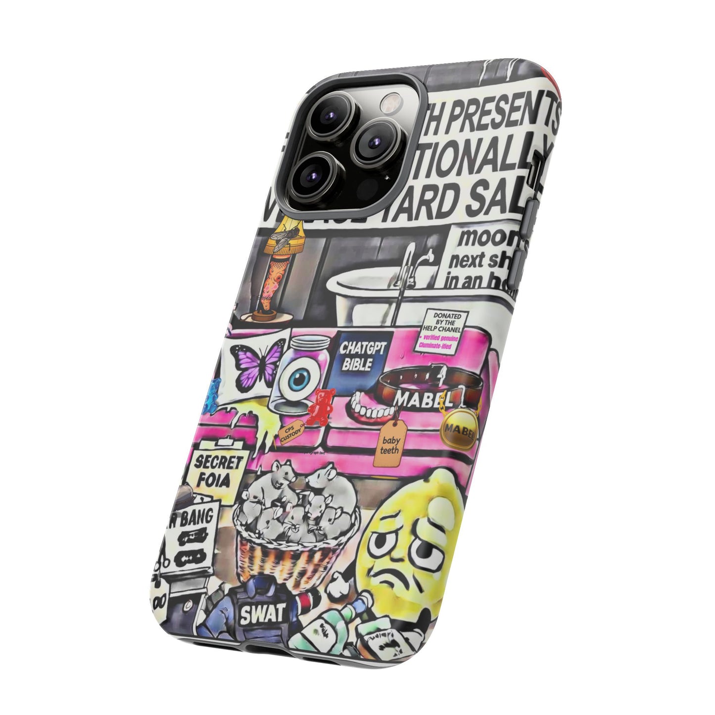 Full - 'Elevated Truth Presents: The Exceptionally Average Yard Sale' Illustrated Design