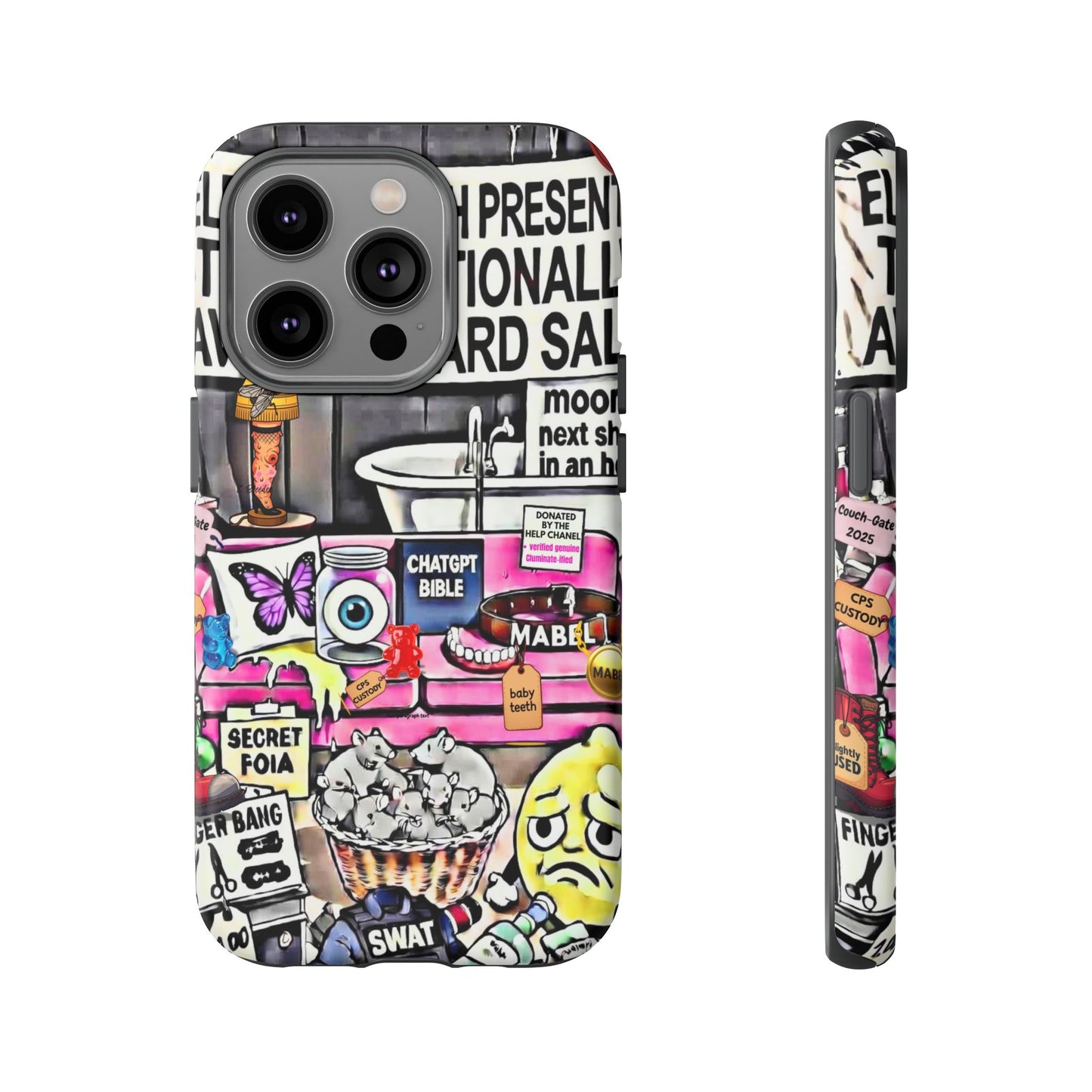 Full - 'Elevated Truth Presents: The Exceptionally Average Yard Sale' Illustrated Design