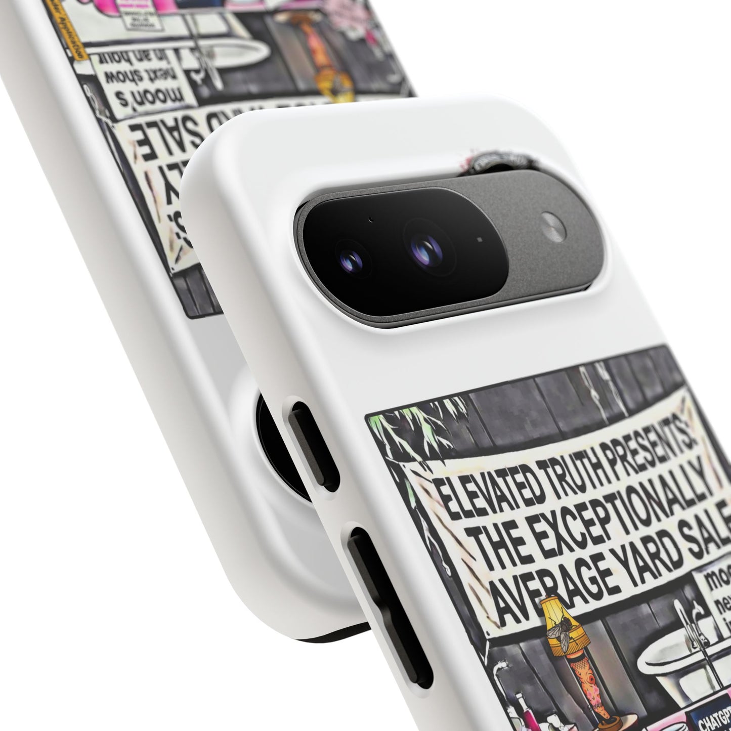 Phone Case — 'Elevated Truth Presents: The Exceptionally Average Yard Sale' Illustrated Design