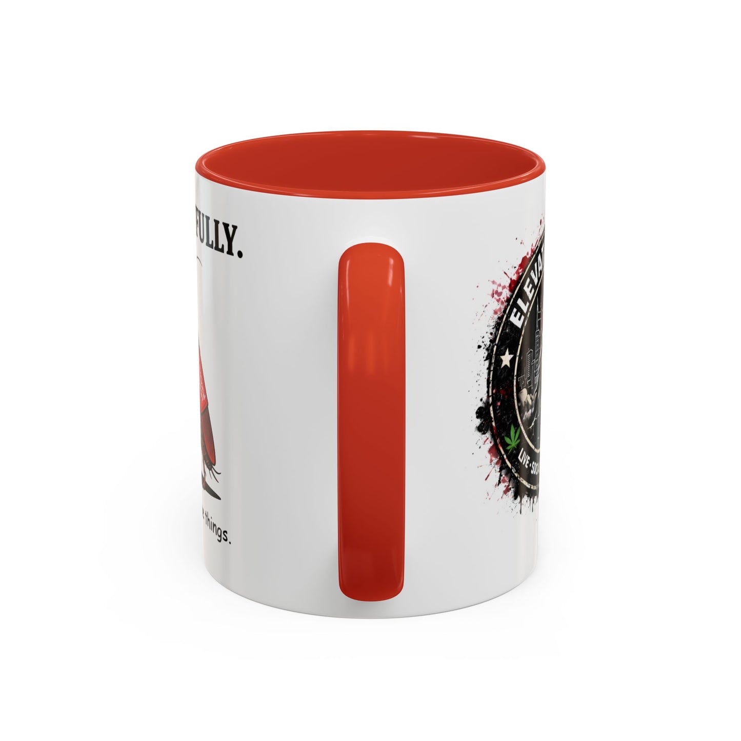 Respectfully Coffee Mug — Funny 'I've Seen Some Things' Cockroach Cartoon Accent Mug (11/15oz)