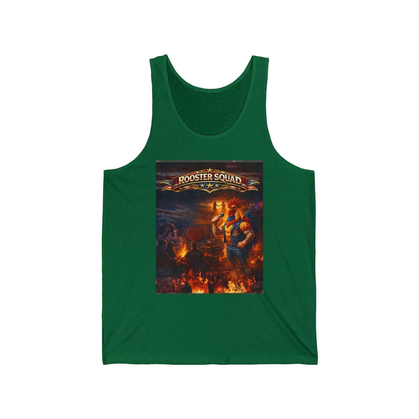 Patriotic 'Family & Love of Country' Tank Top