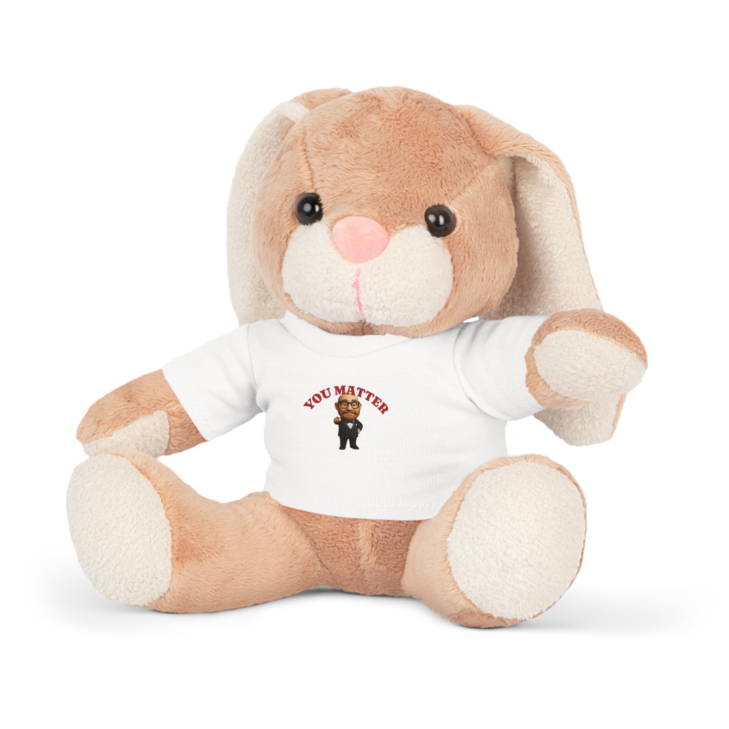 Teddy Bear Plush – "You Matter" Bear with T‑Shirt - Elevated Truth Style