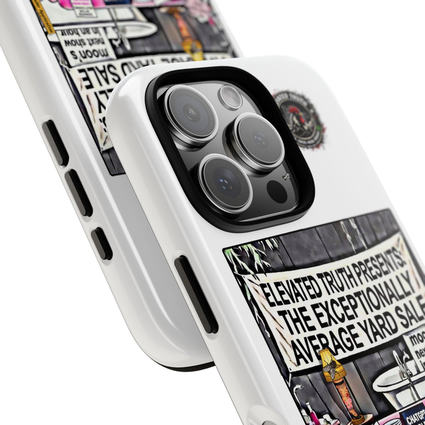 Phone Case — 'Elevated Truth Presents: The Exceptionally Average Yard Sale' Illustrated Design