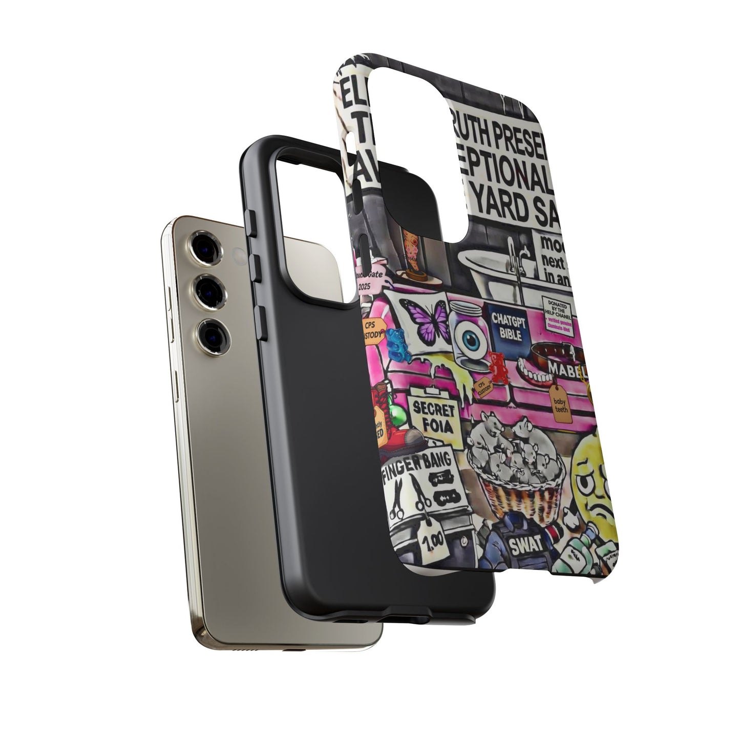 Full - 'Elevated Truth Presents: The Exceptionally Average Yard Sale' Illustrated Design