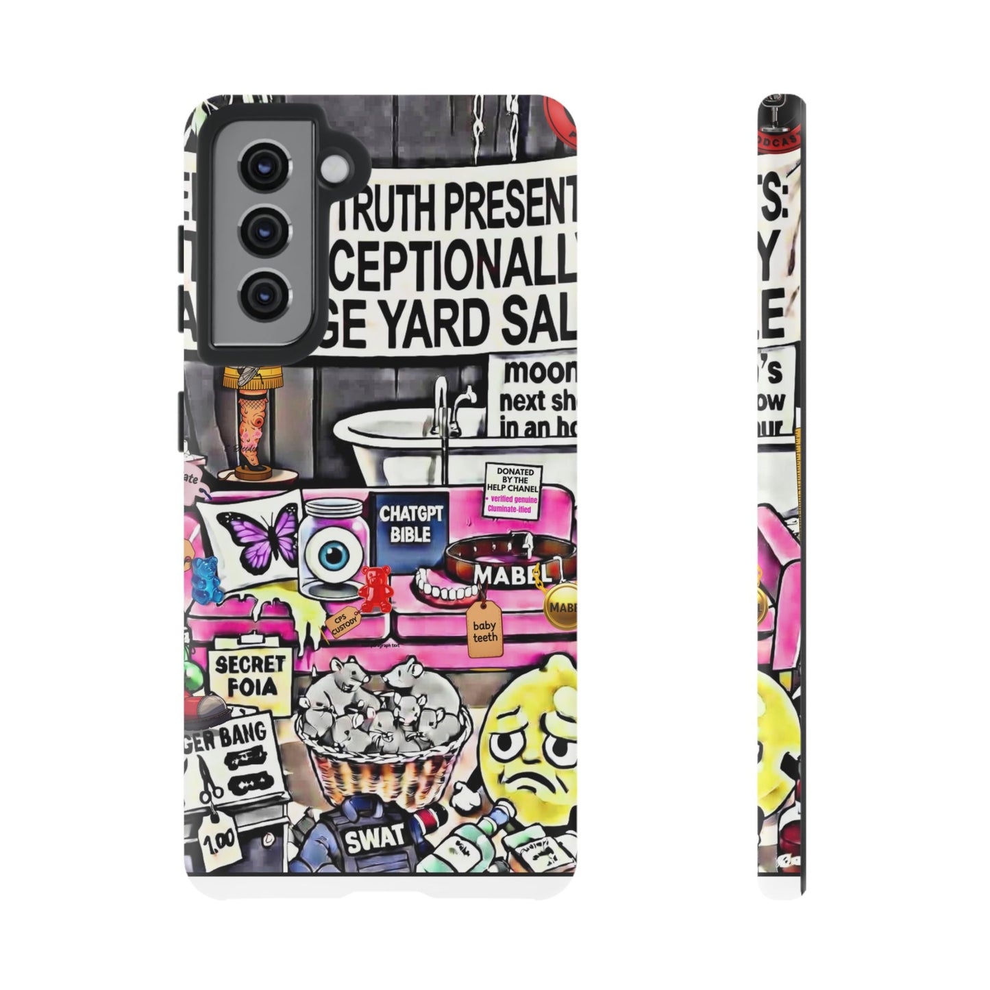 Full - 'Elevated Truth Presents: The Exceptionally Average Yard Sale' Illustrated Design