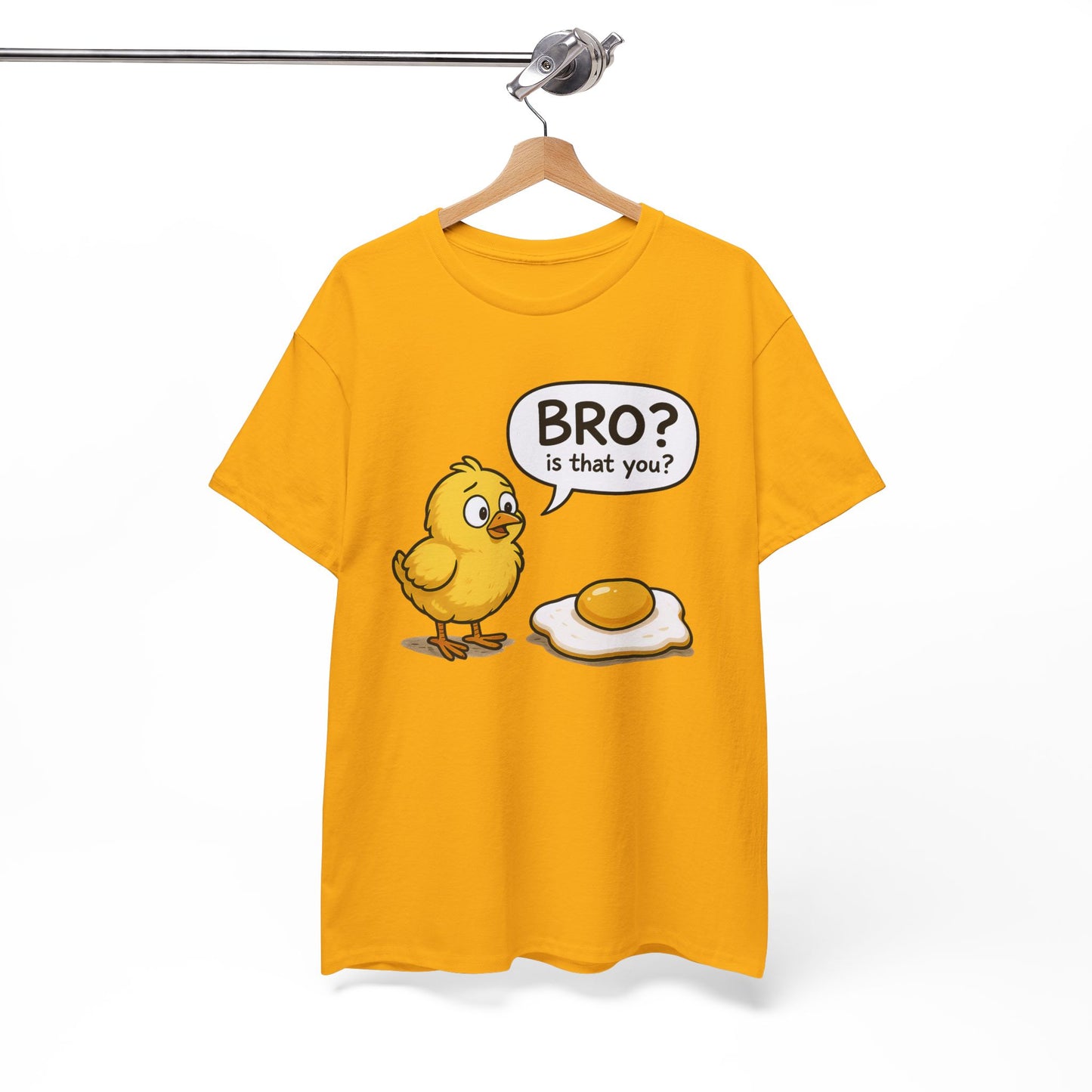 Funny Chick and Egg T‑Shirt — "Bro? Is That You?" Cute Novelty Tee
