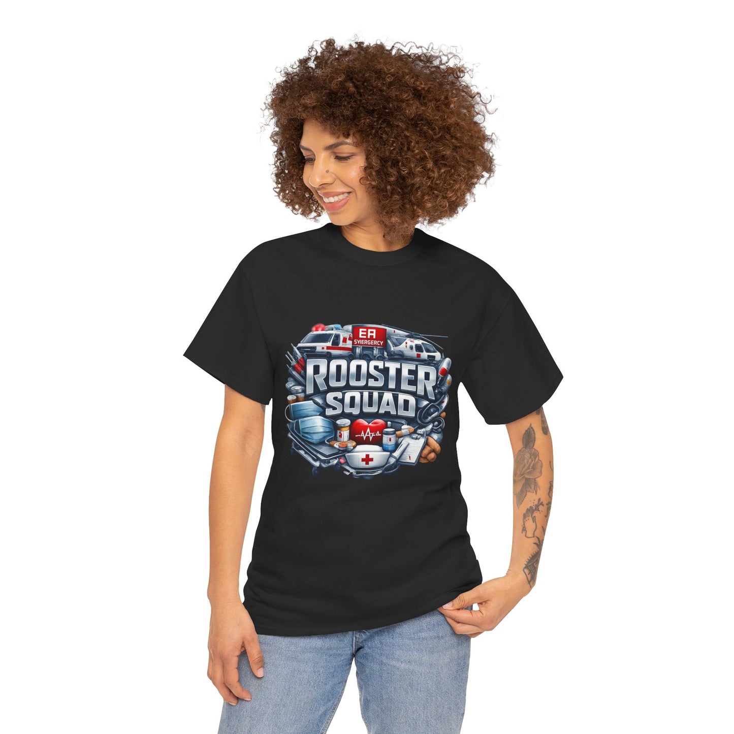 Rooster Squad ER Team T-Shirt — Emergency Medical Technician Paramedic Tee