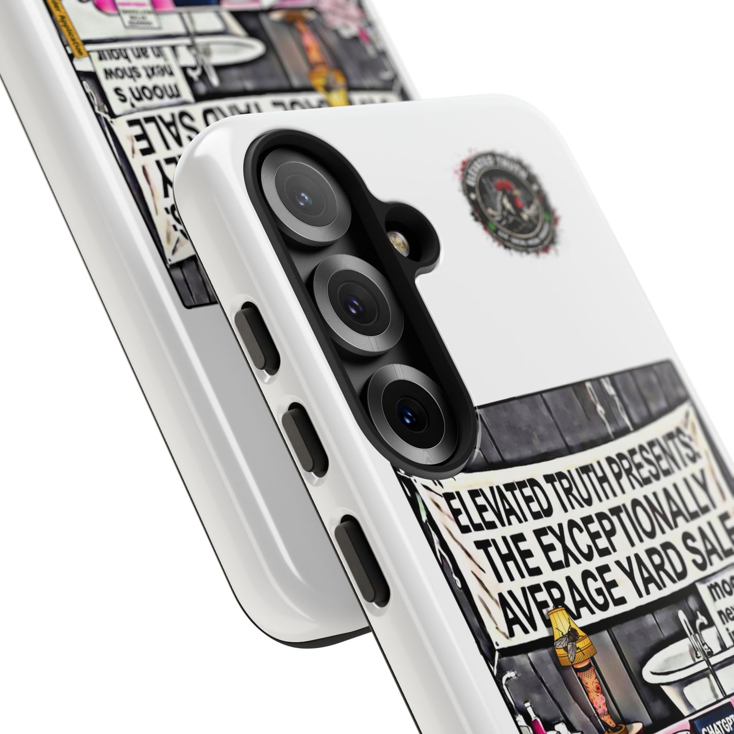 Phone Case — 'Elevated Truth Presents: The Exceptionally Average Yard Sale' Illustrated Design