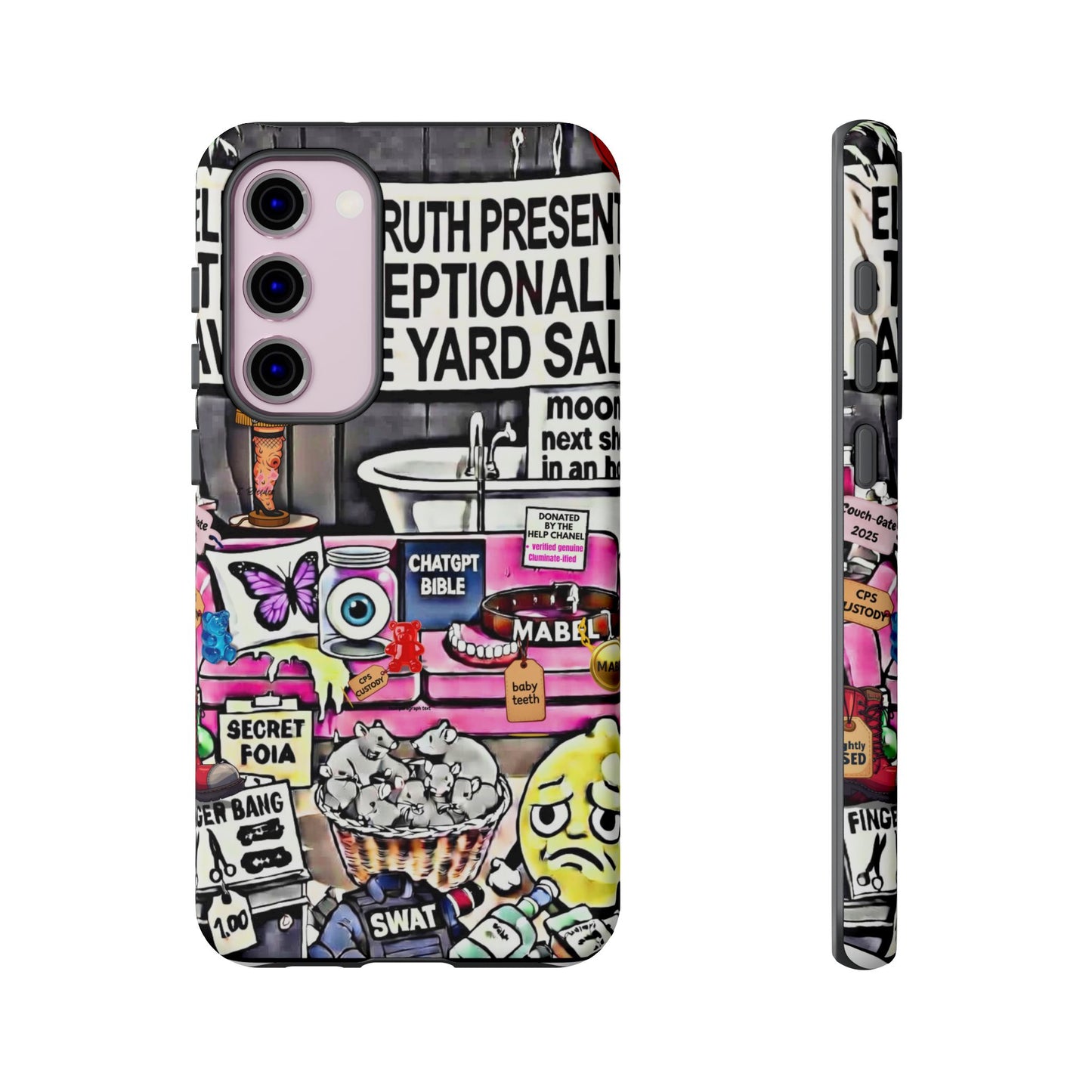 Full - 'Elevated Truth Presents: The Exceptionally Average Yard Sale' Illustrated Design