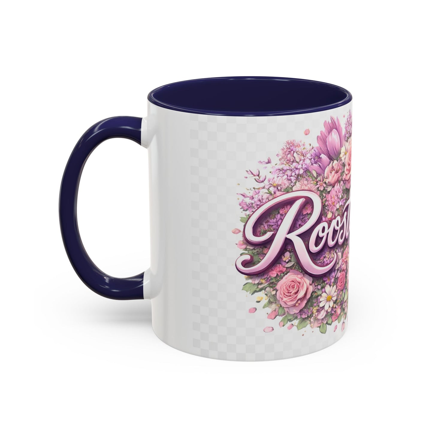 Rooster Squad Floral Accent Coffee Mug — Pink Rose Garden 11/15oz