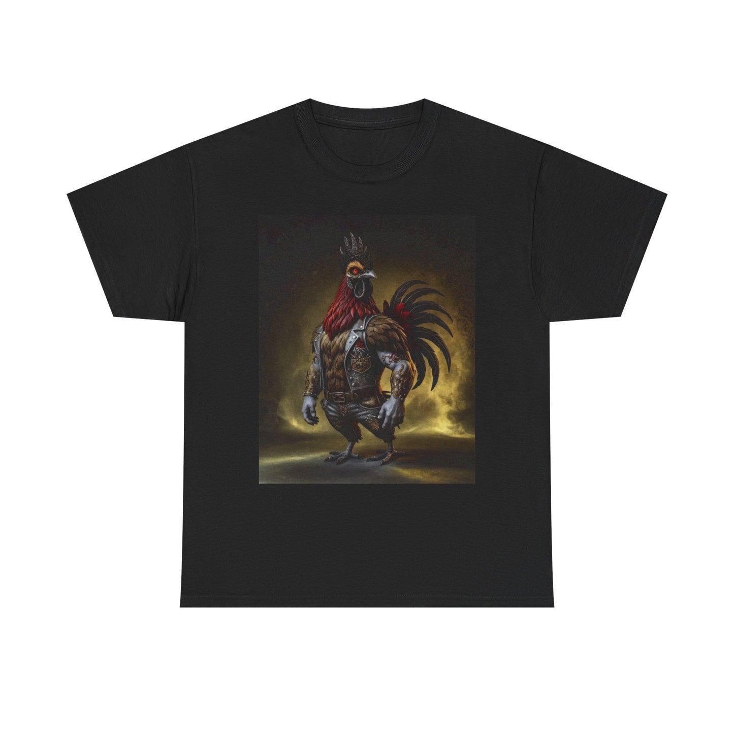 Rooster Warrior (Truth's  #7 Personality)     T-Shirt — Fierce Fantasy Rooster Art Tee