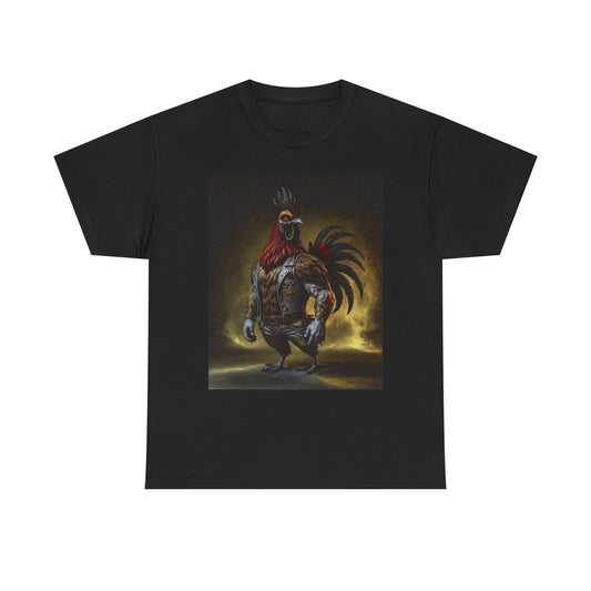 Rooster Warrior (Truth's  #7 Personality)     T-Shirt — Fierce Fantasy Rooster Art Tee