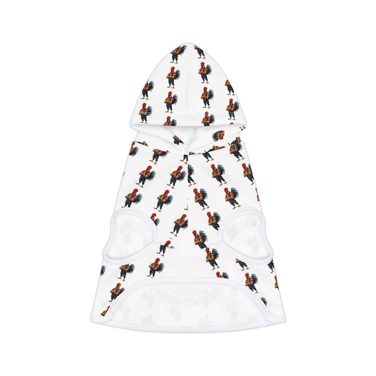 Elevated Truth Rooster All-Over Print Pet Hoodie
