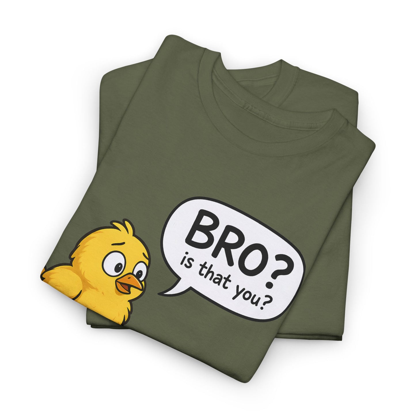 Funny Chick and Egg T‑Shirt — "Bro? Is That You?" Cute Novelty Tee