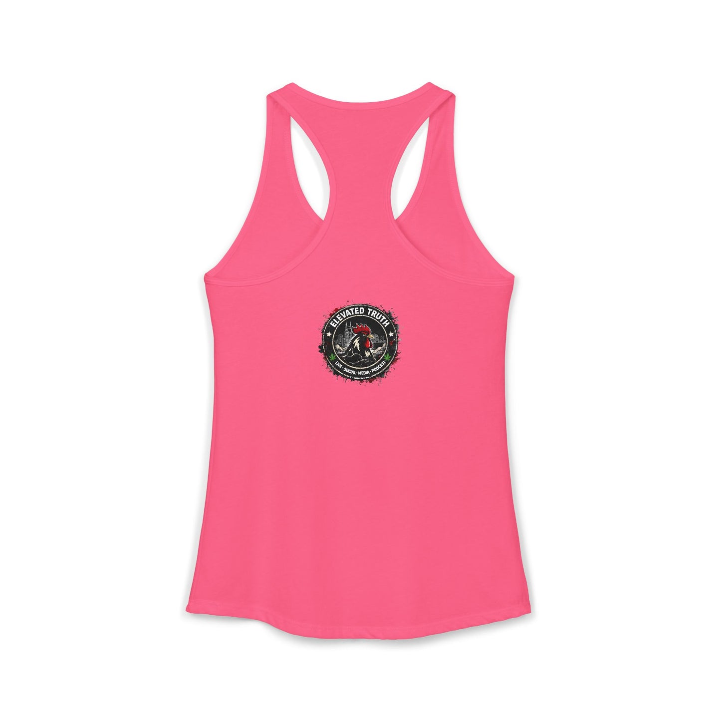 Roosters and Roses --Women's Ideal Racerback Tank