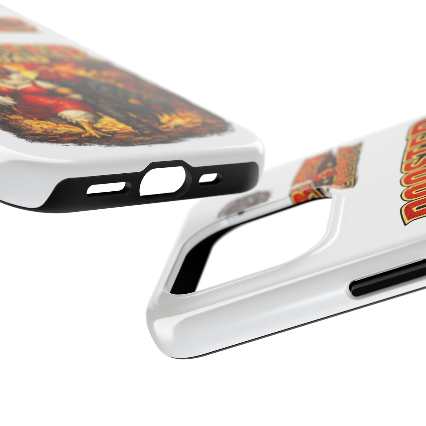 Rooster Squad Tough Phone Case – "Big Hen Energy" Retro Chicken Couple Design