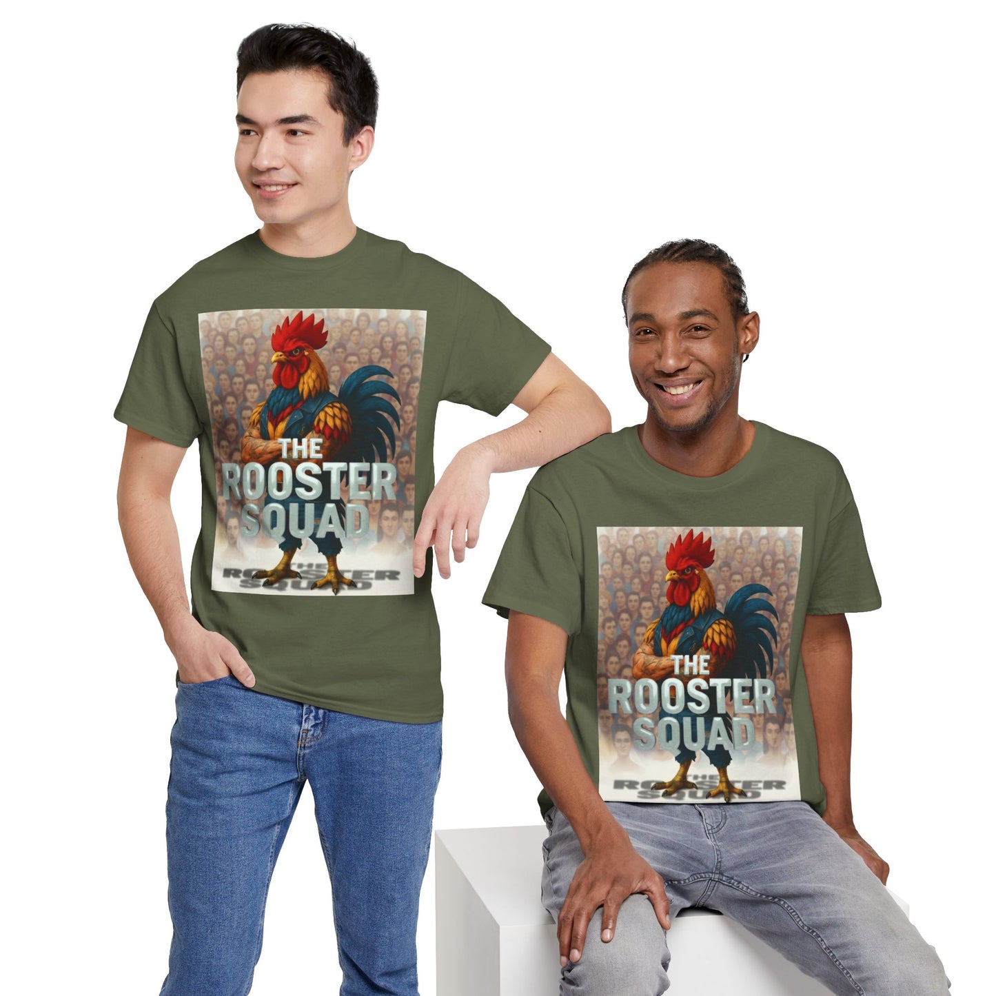 Rooster Squad T-Shirt — Rock With Our Flock Tee