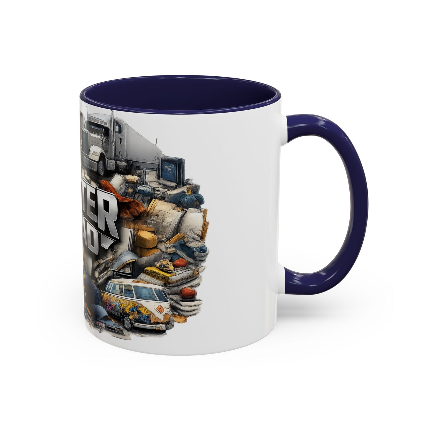 Rooster Squad Accent Coffee Mug — 'Rooster Squad, Loud and Proud' Bright Ceramic Mug