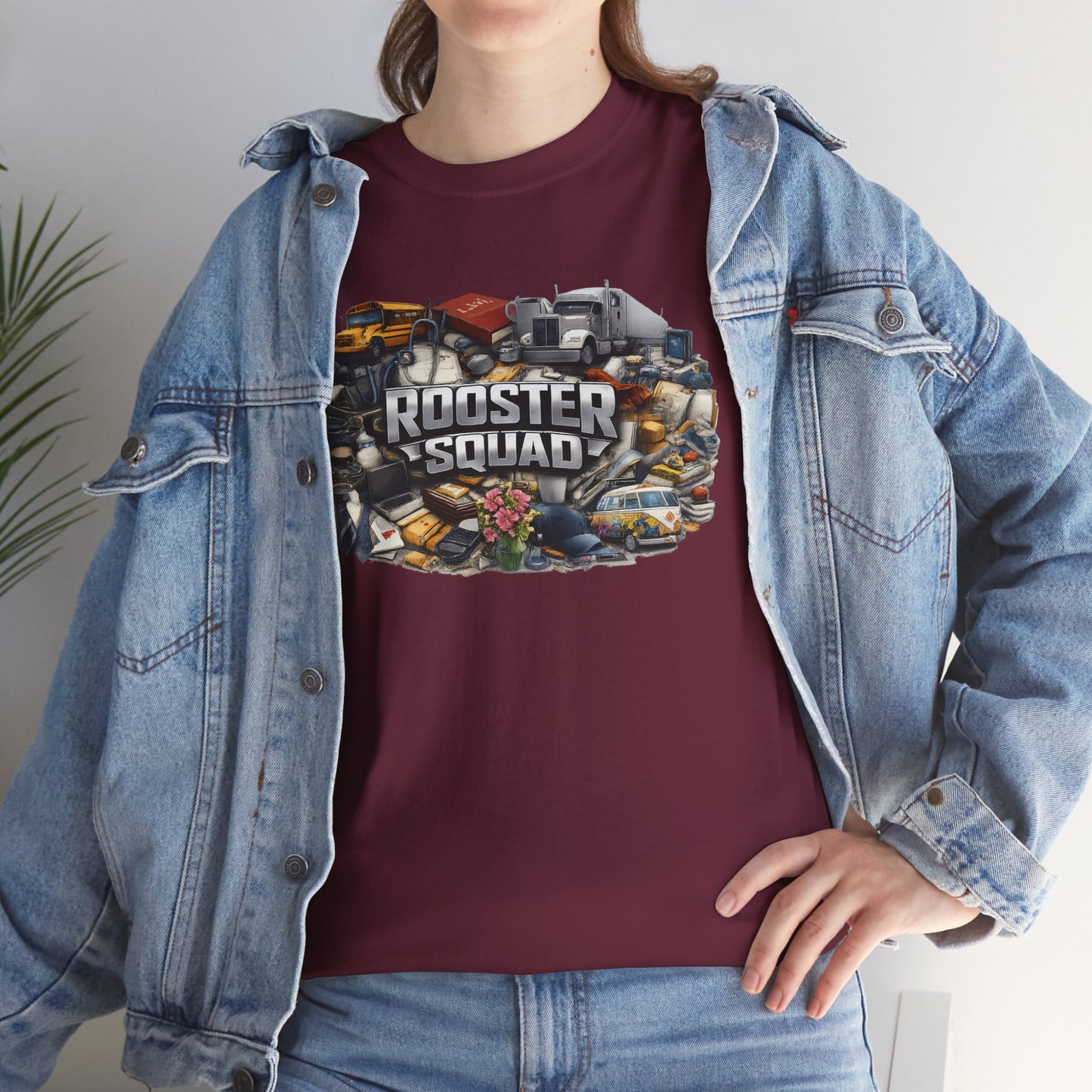 Rooster Squad STRONGER TOGETHER - WE ARE MANY — Vintage Farming / Barnyard Crew Shirt