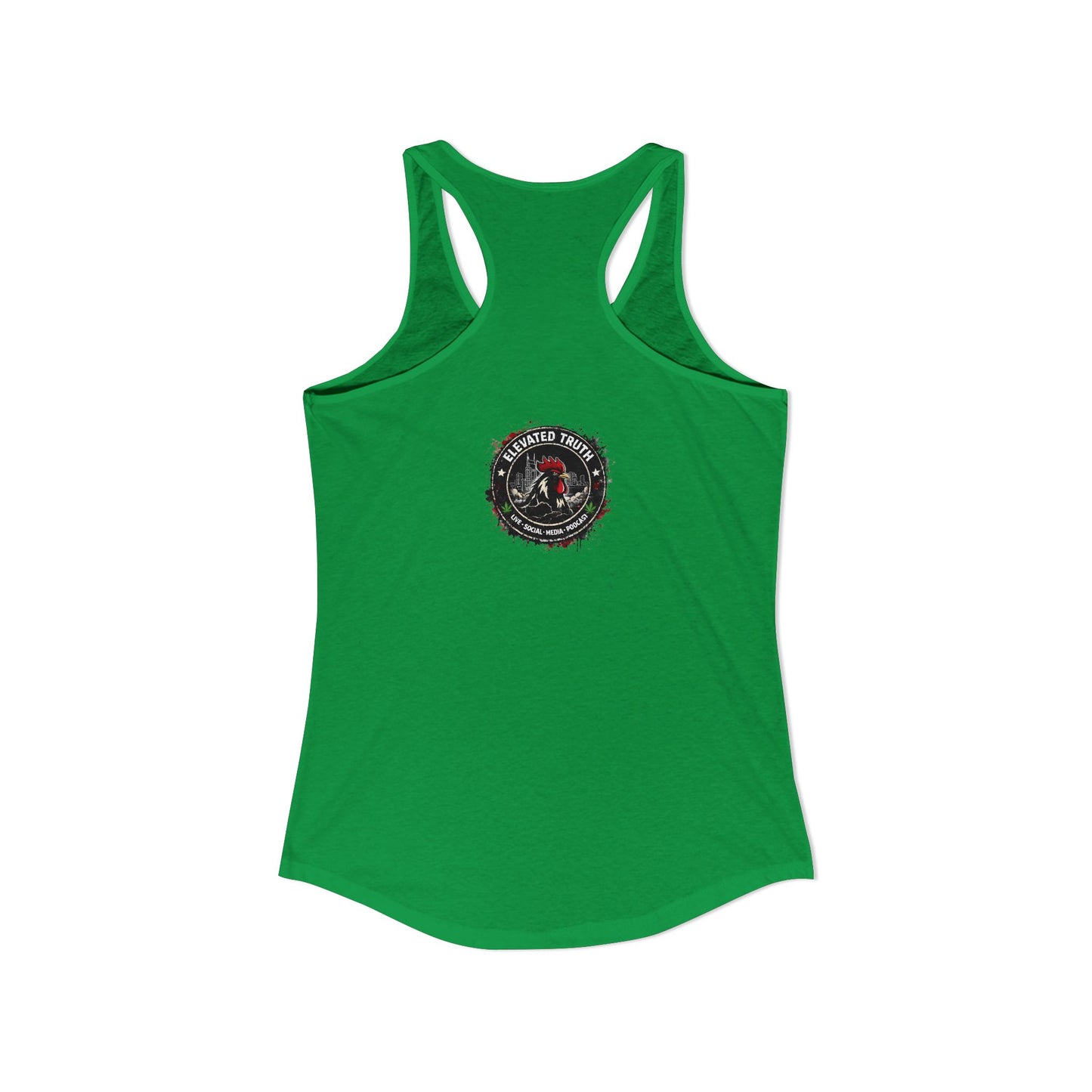 Roosters and Roses --Women's Ideal Racerback Tank