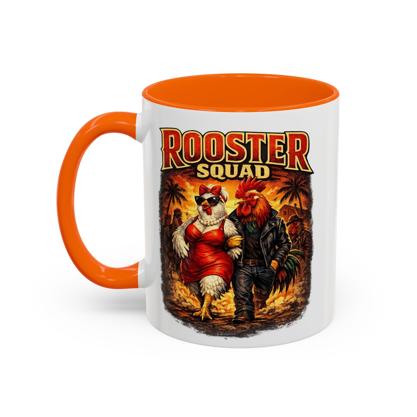 Rooster Squad Coffee Mug — “Big Hen Energy” Funny Farm Chicken Gift