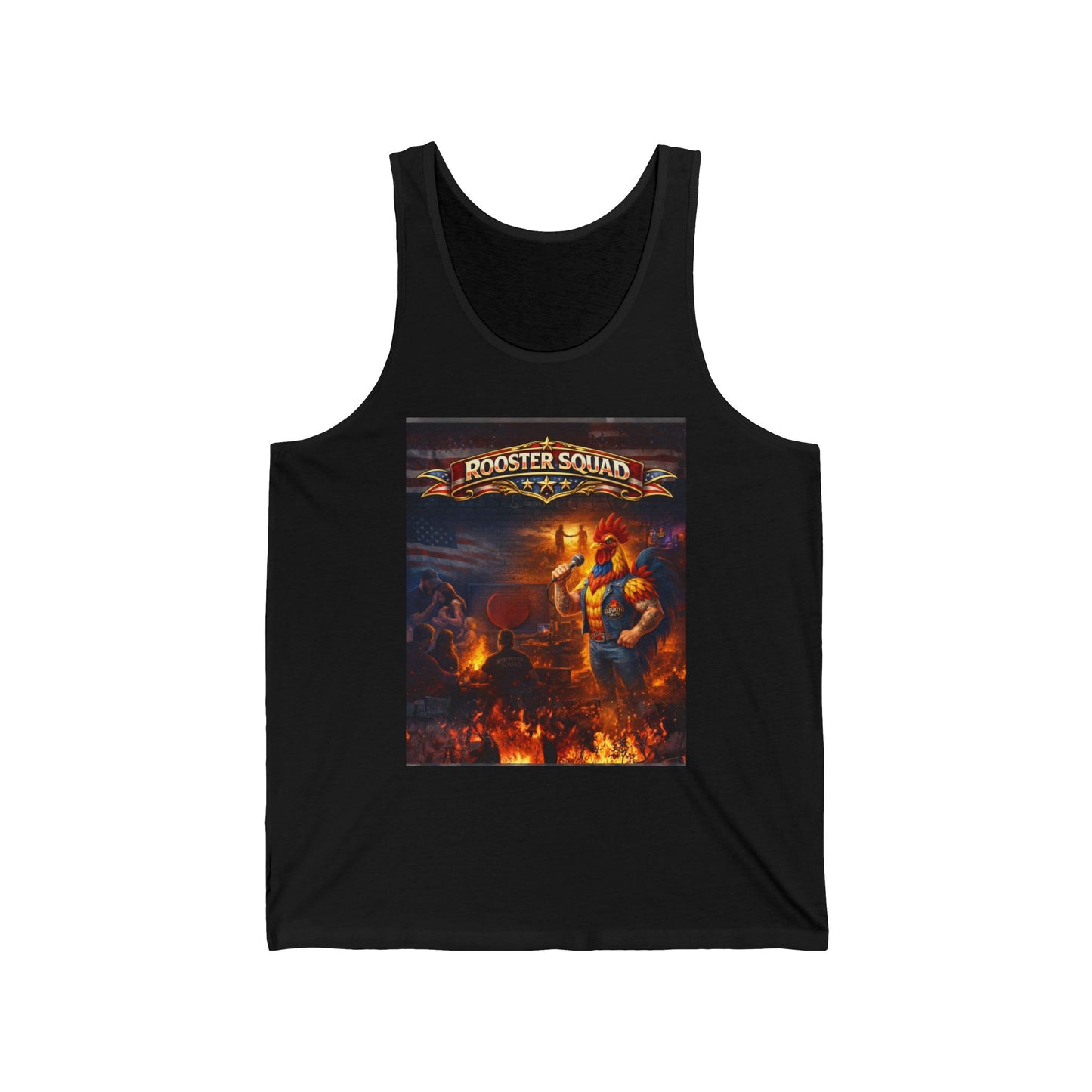 Patriotic 'Family & Love of Country' Tank Top