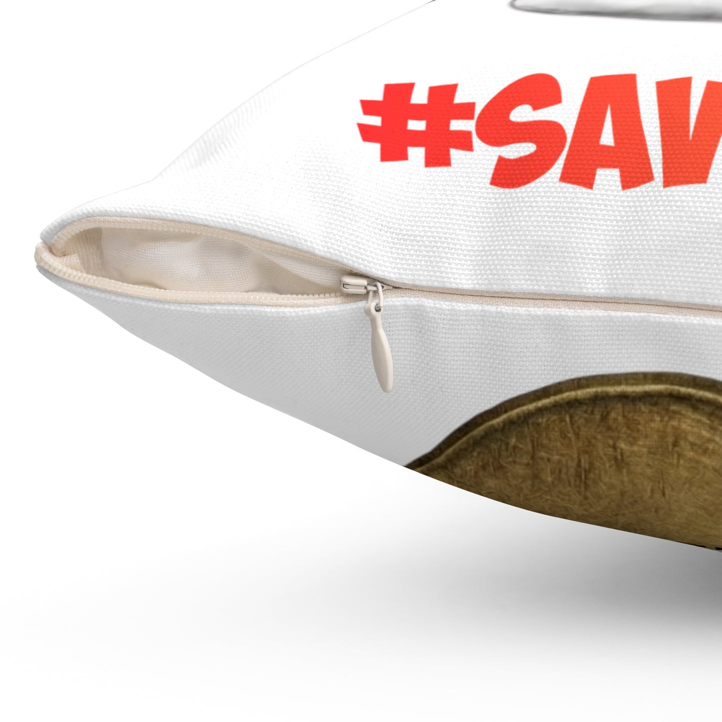 Cute #SAVEMABLE Throw Pillow — “You Had Me at 8" Tuxedo Cat with #SaveMable