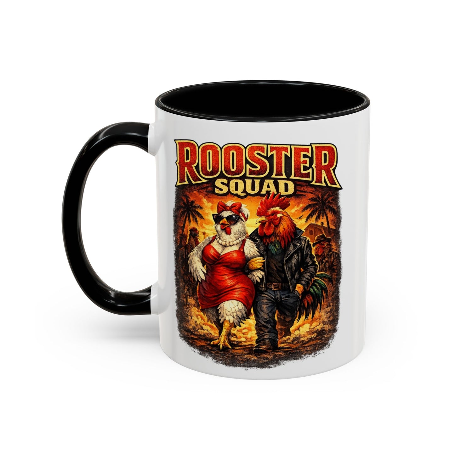Rooster Squad Coffee Mug — “Big Hen Energy” Funny Farm Chicken Gift