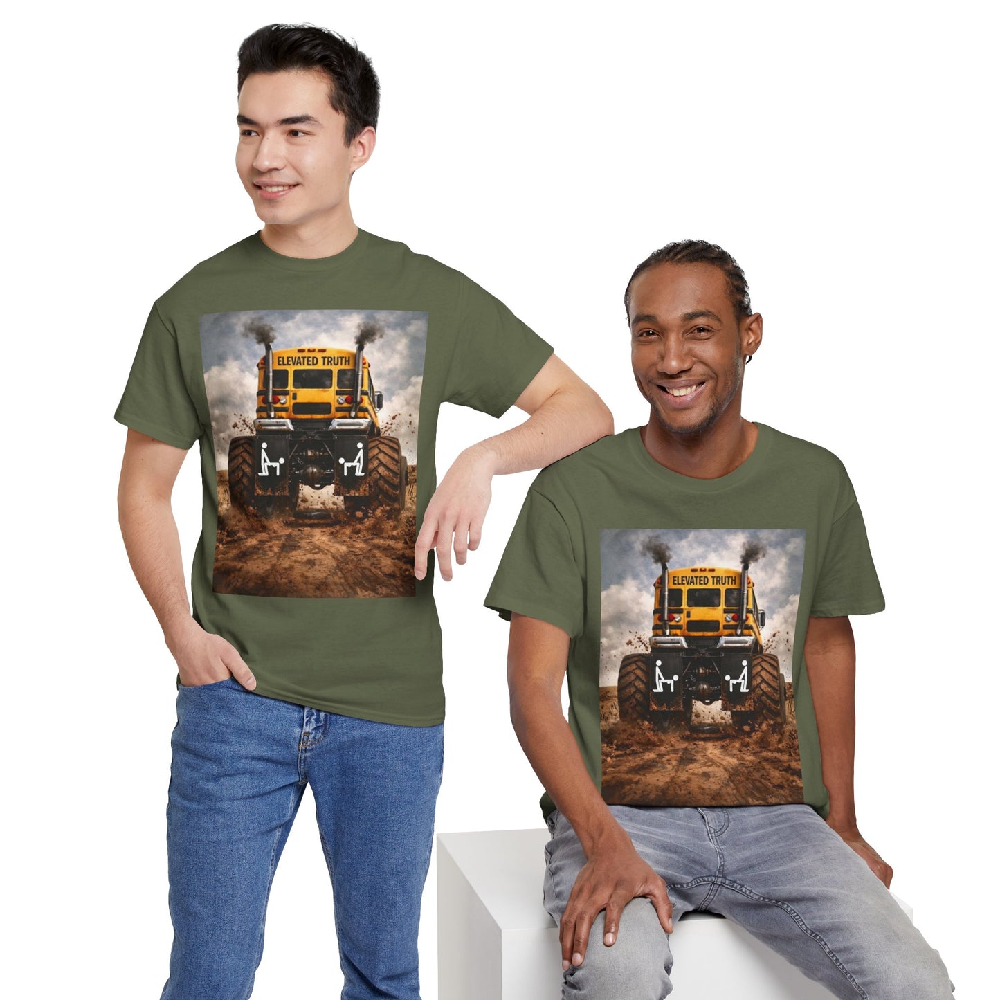 ELEVATED TRUTH'S MONSTER BUS   Graphic T-Shirt