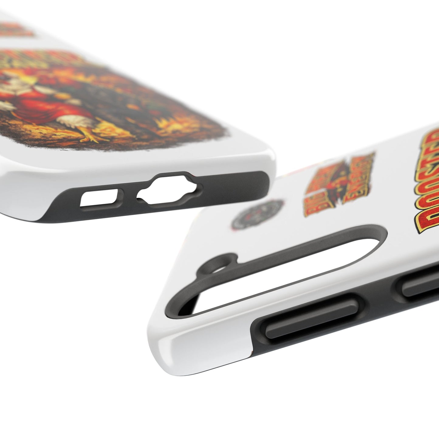 Rooster Squad Tough Phone Case – "Big Hen Energy" Retro Chicken Couple Design