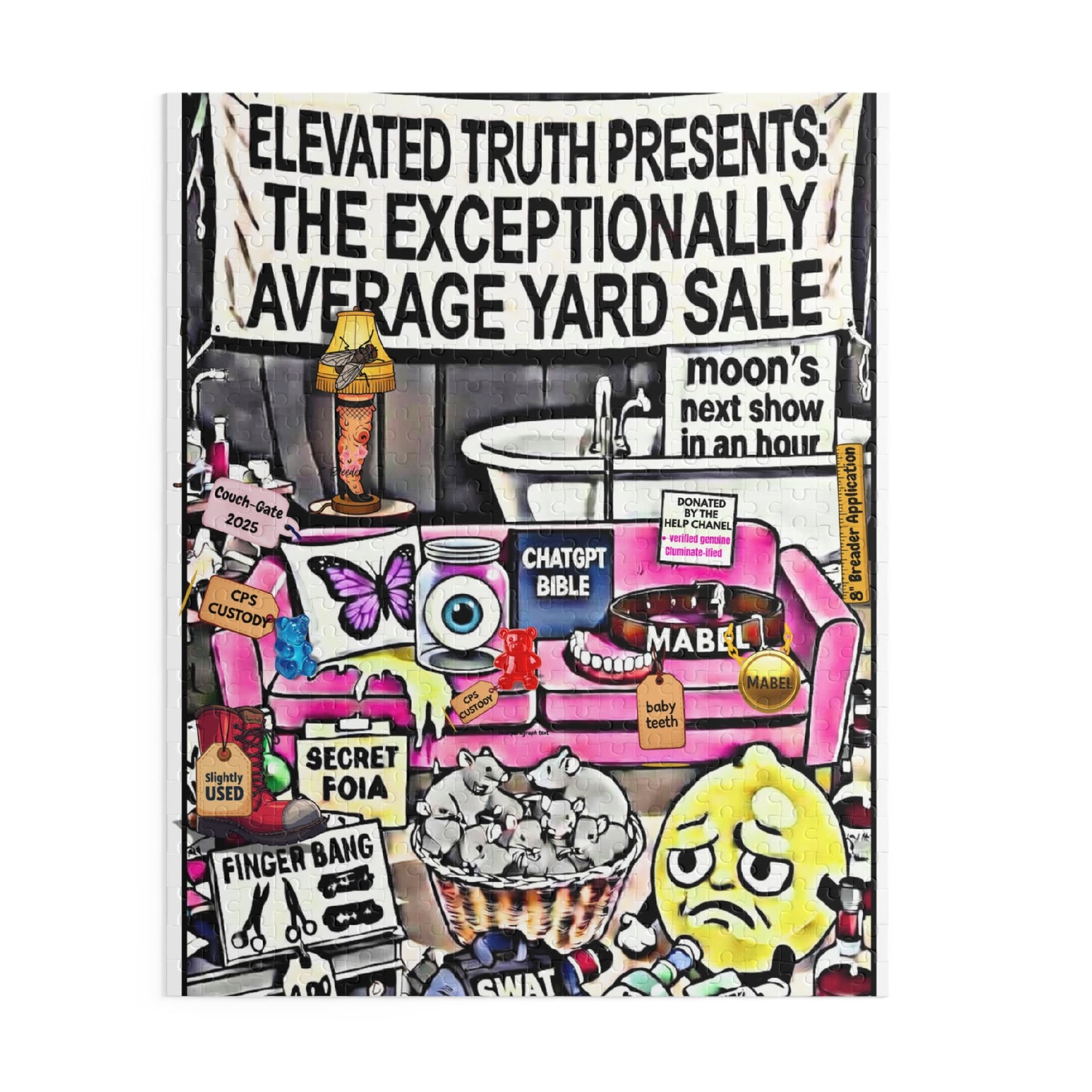 Puzzle — 'Elevated Truth Presents: The Exceptionally Average Yard Sale' Illustrated Jigsaw