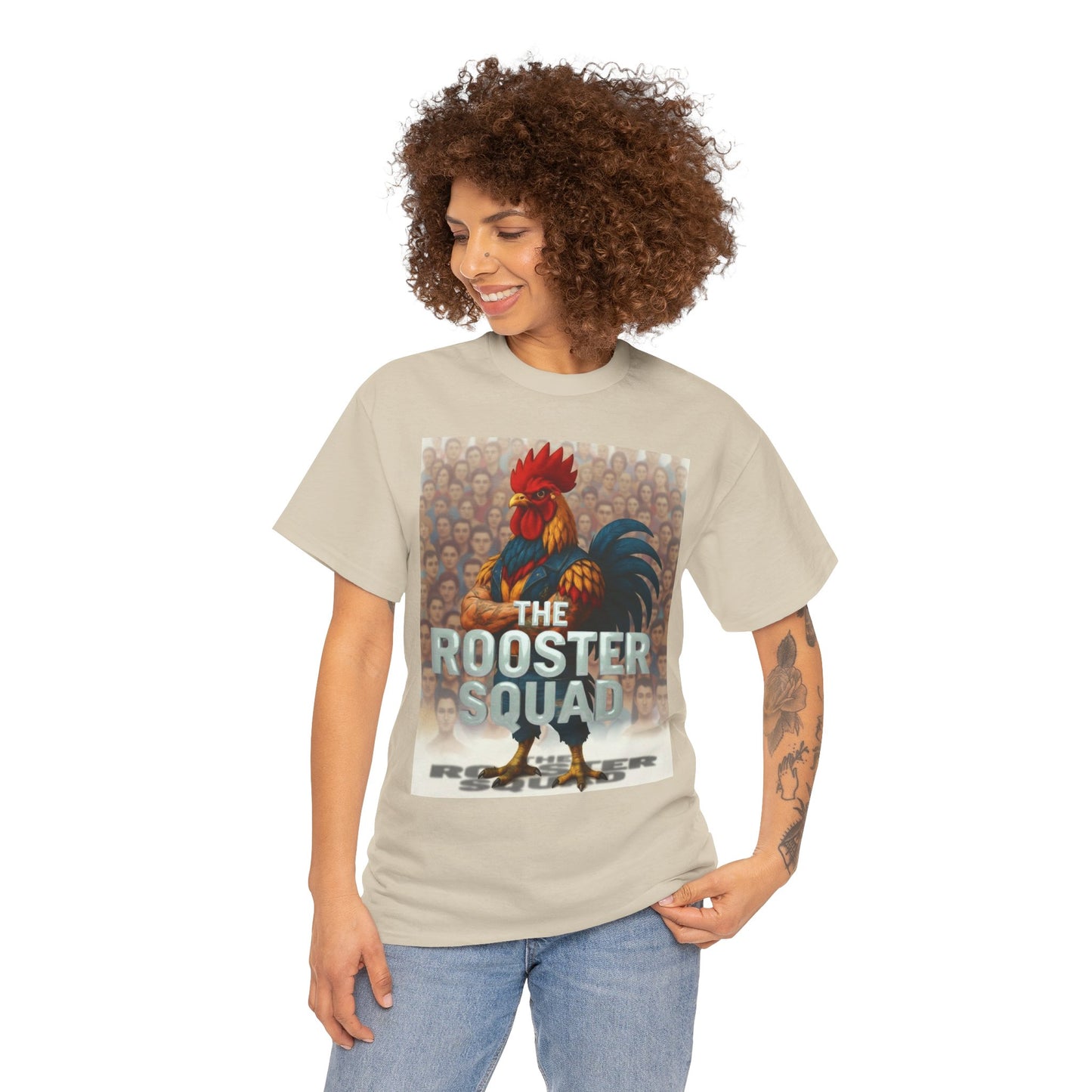 Rooster Squad T-Shirt — Rock With Our Flock Tee