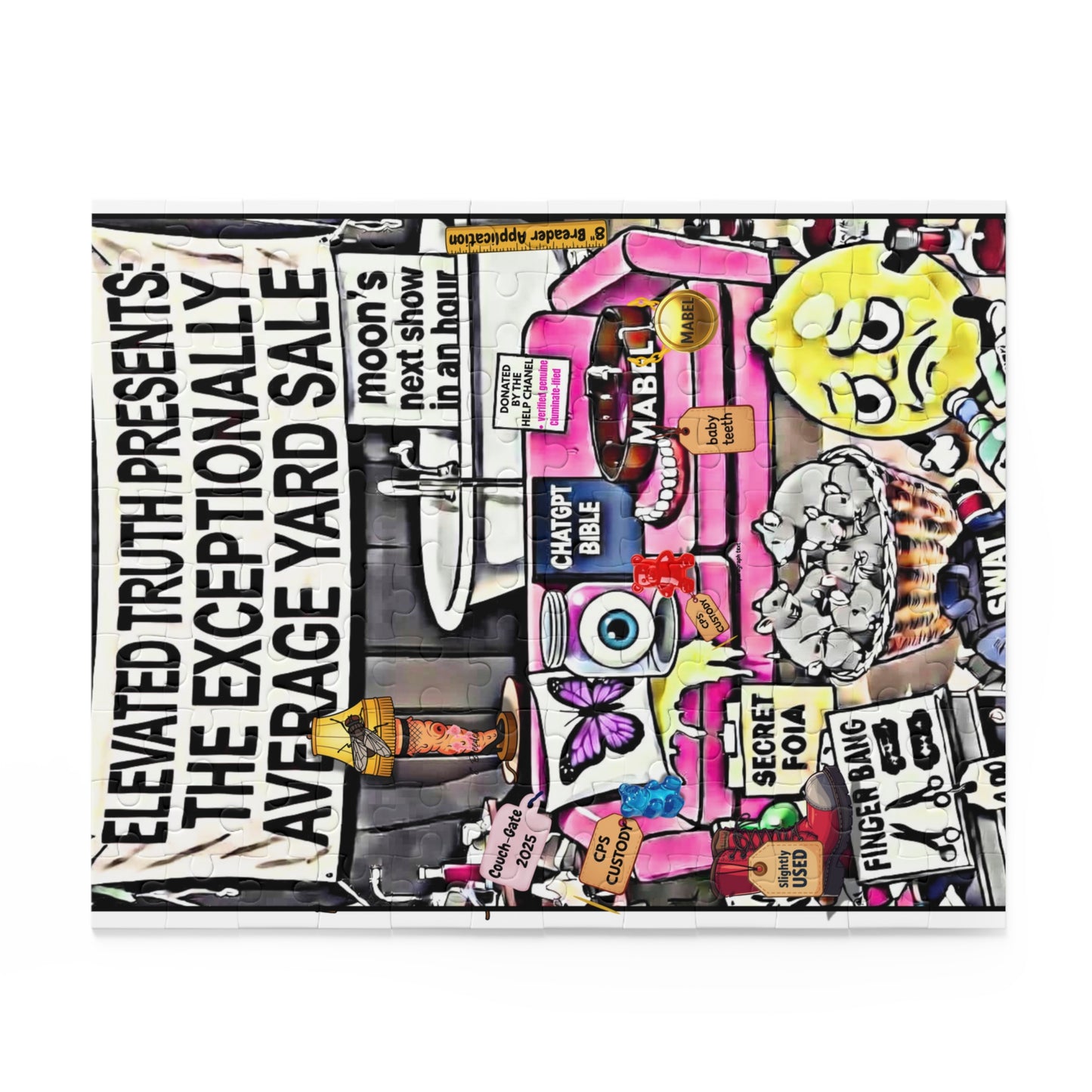 Puzzle — 'Elevated Truth Presents: The Exceptionally Average Yard Sale' Illustrated Jigsaw