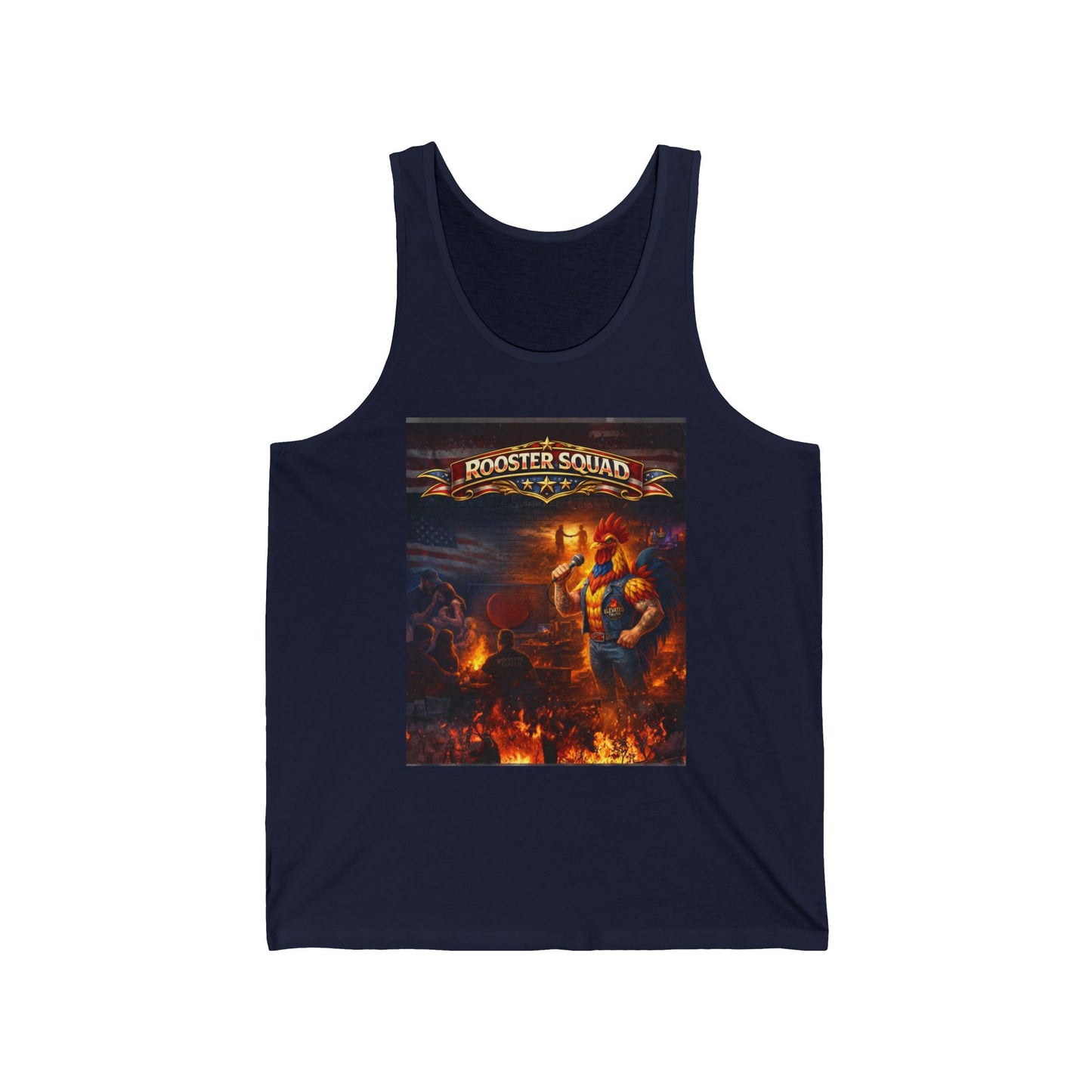 Patriotic 'Family & Love of Country' Tank Top
