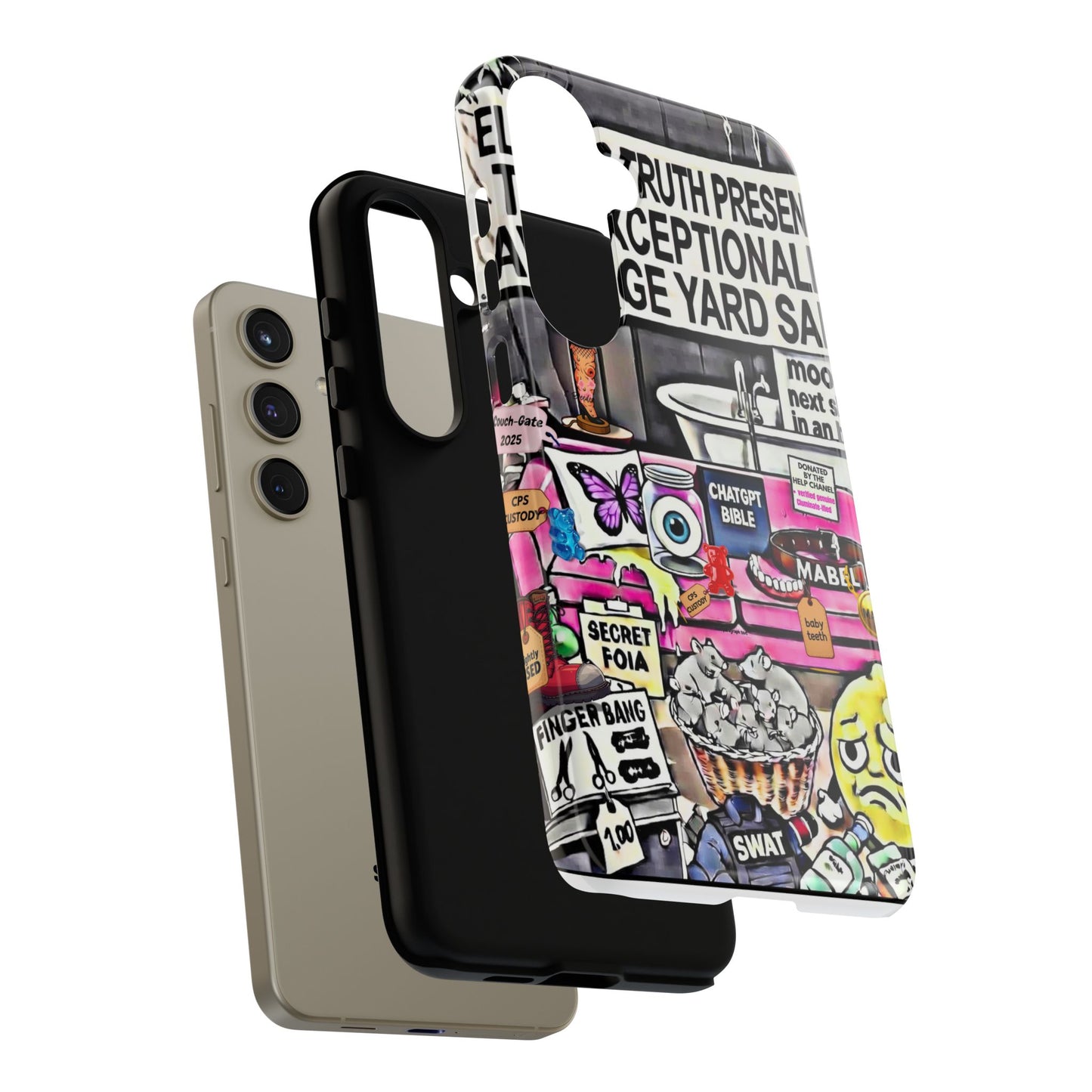 Full - 'Elevated Truth Presents: The Exceptionally Average Yard Sale' Illustrated Design