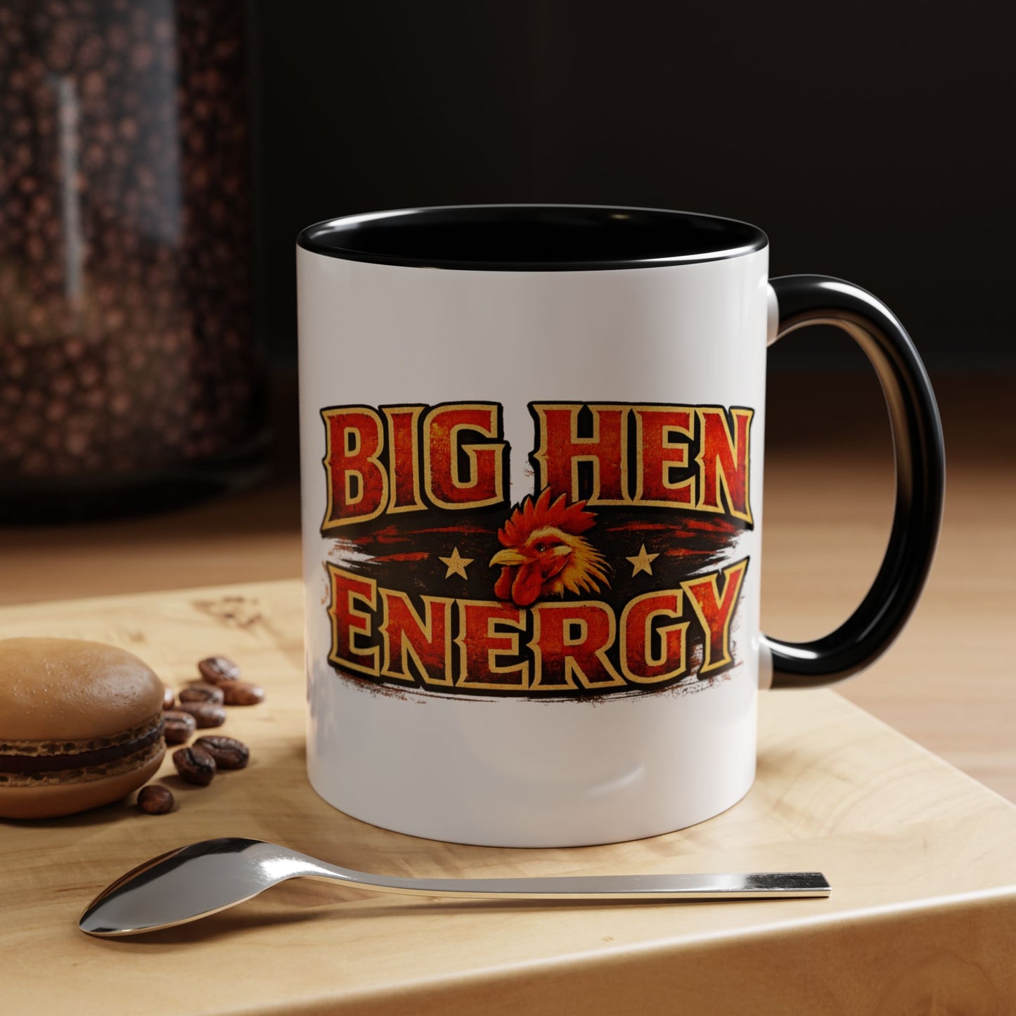 Rooster Squad Coffee Mug — “Big Hen Energy” Funny Farm Chicken Gift